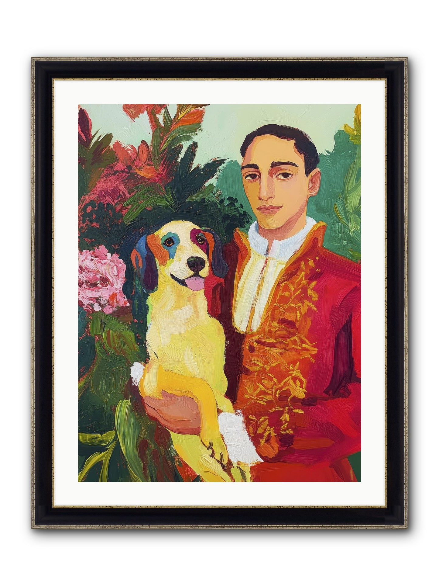 Sunshine Made Real Framed Print - Black & Gold 24x32