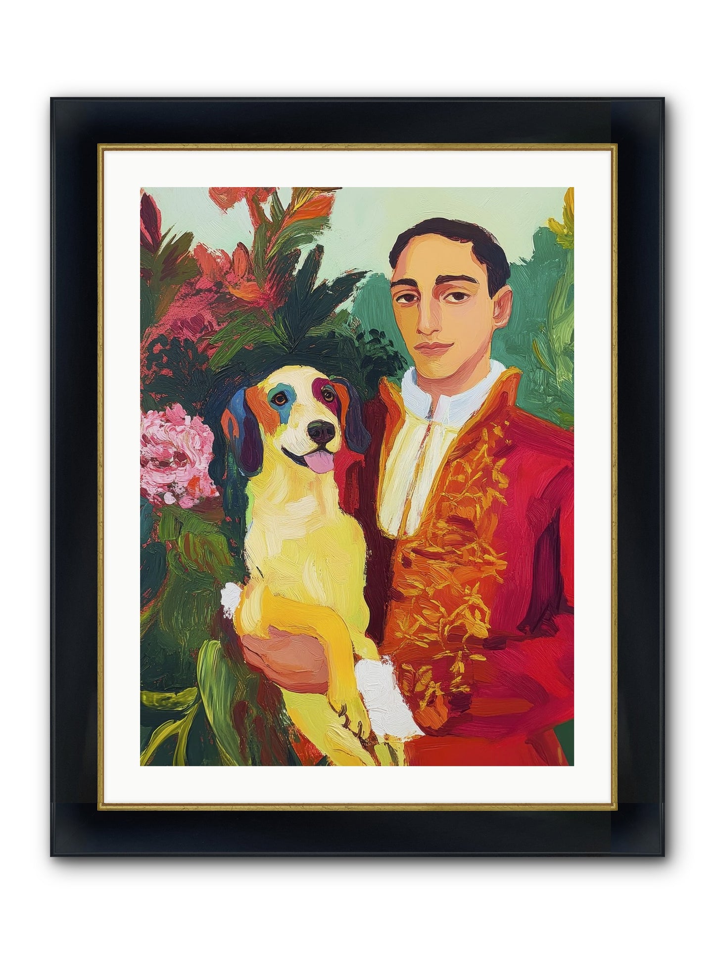 Sunshine Made Real Framed Print - Wide Black w/Gold 24x32