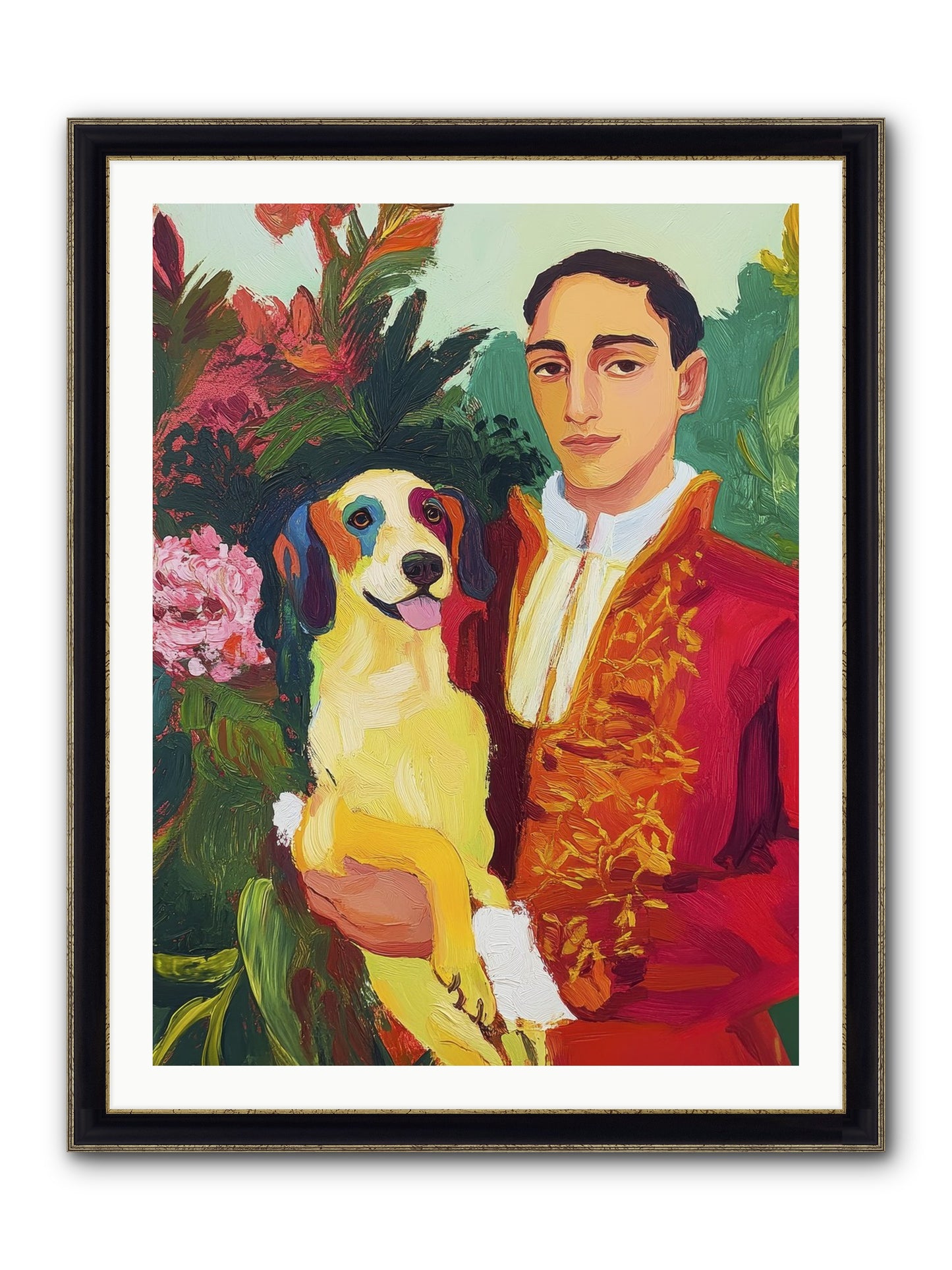 Sunshine Made Real Framed Print - Black & Gold 30x40