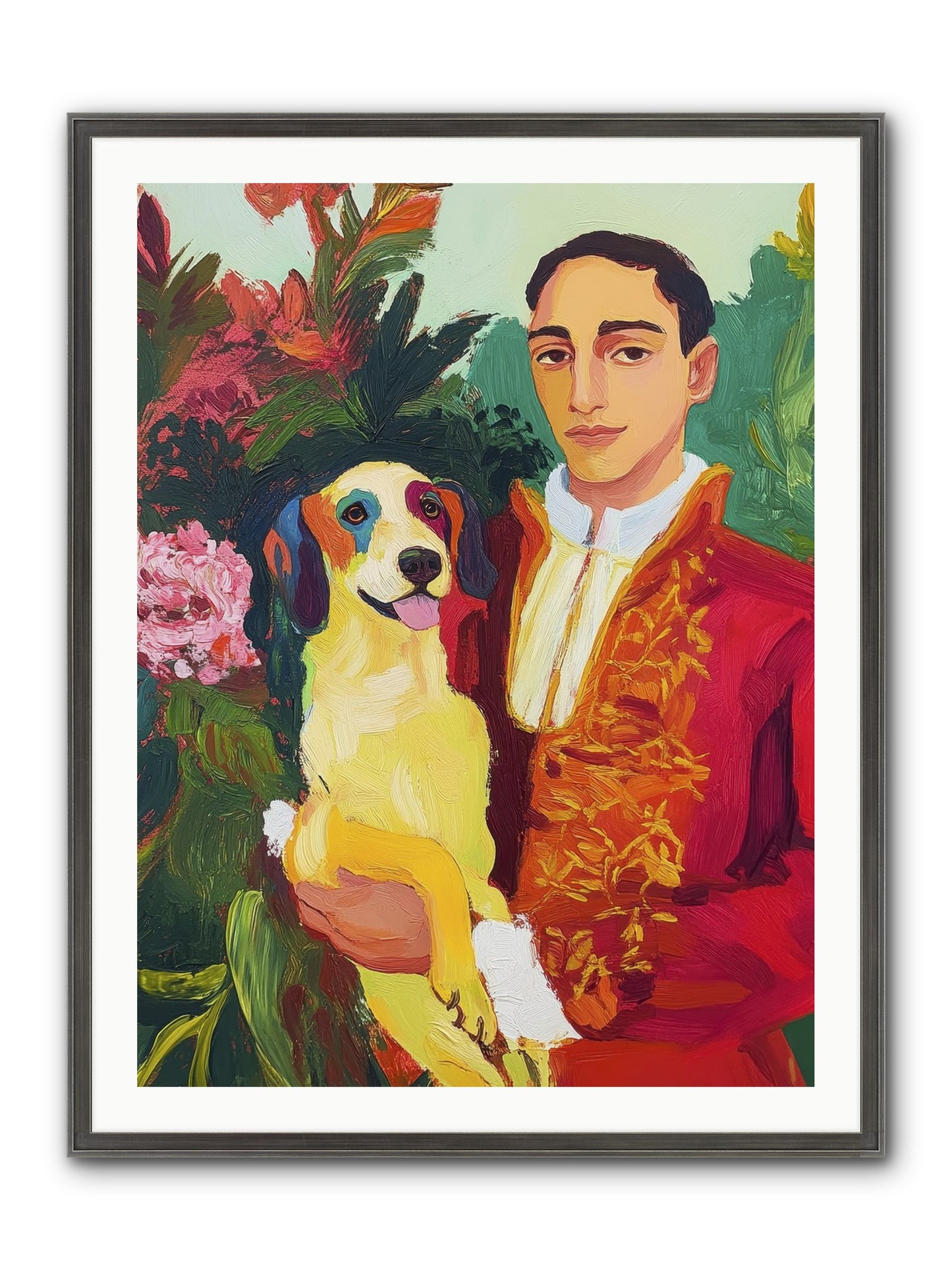 Sunshine Made Real Framed Print - Slimwoods Black/Silver 30x40