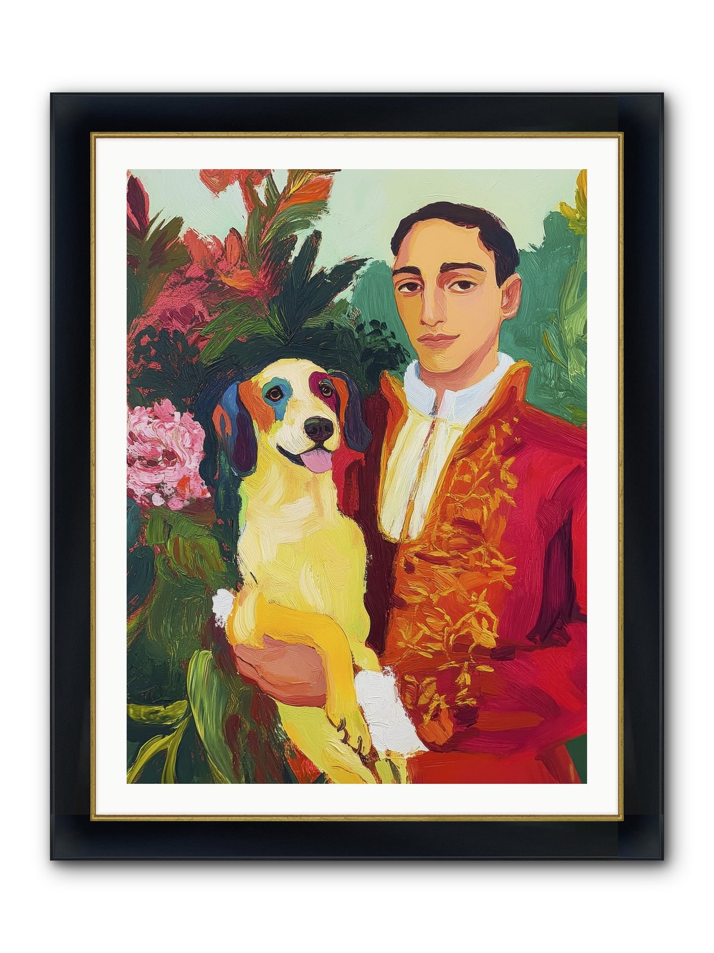 Sunshine Made Real Framed Print - Wide Black w/Gold 30x40