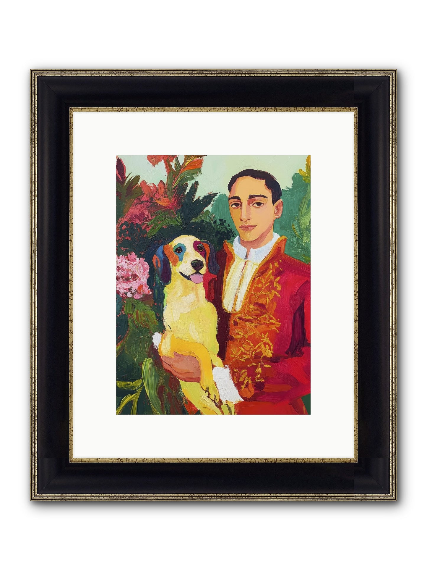 Sunshine Made Real Framed Print - Black & Gold 9x12