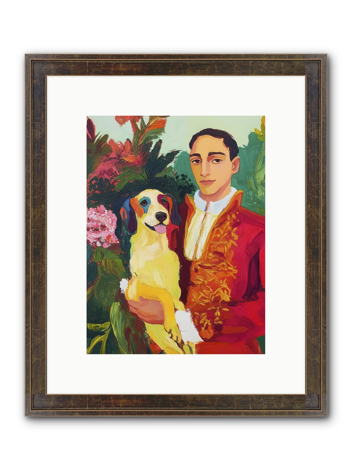 Sunshine Made Real Framed Print - Slimwoods Black/Gold 9x12