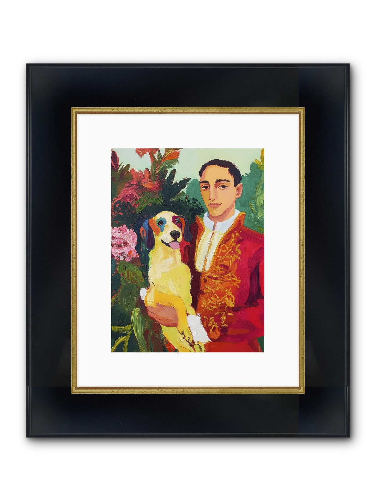 Sunshine Made Real Framed Print - Wide Black w/Gold 9x12