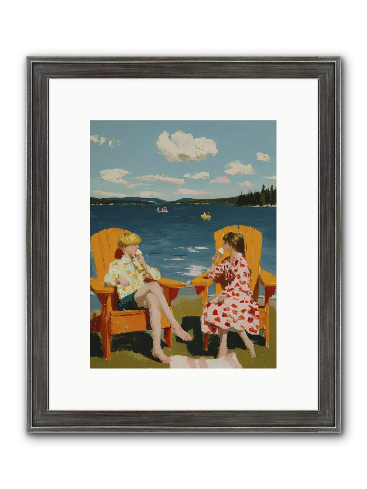 Sunshine Memories Framed Print - Slimwoods Black/Silver 9x12