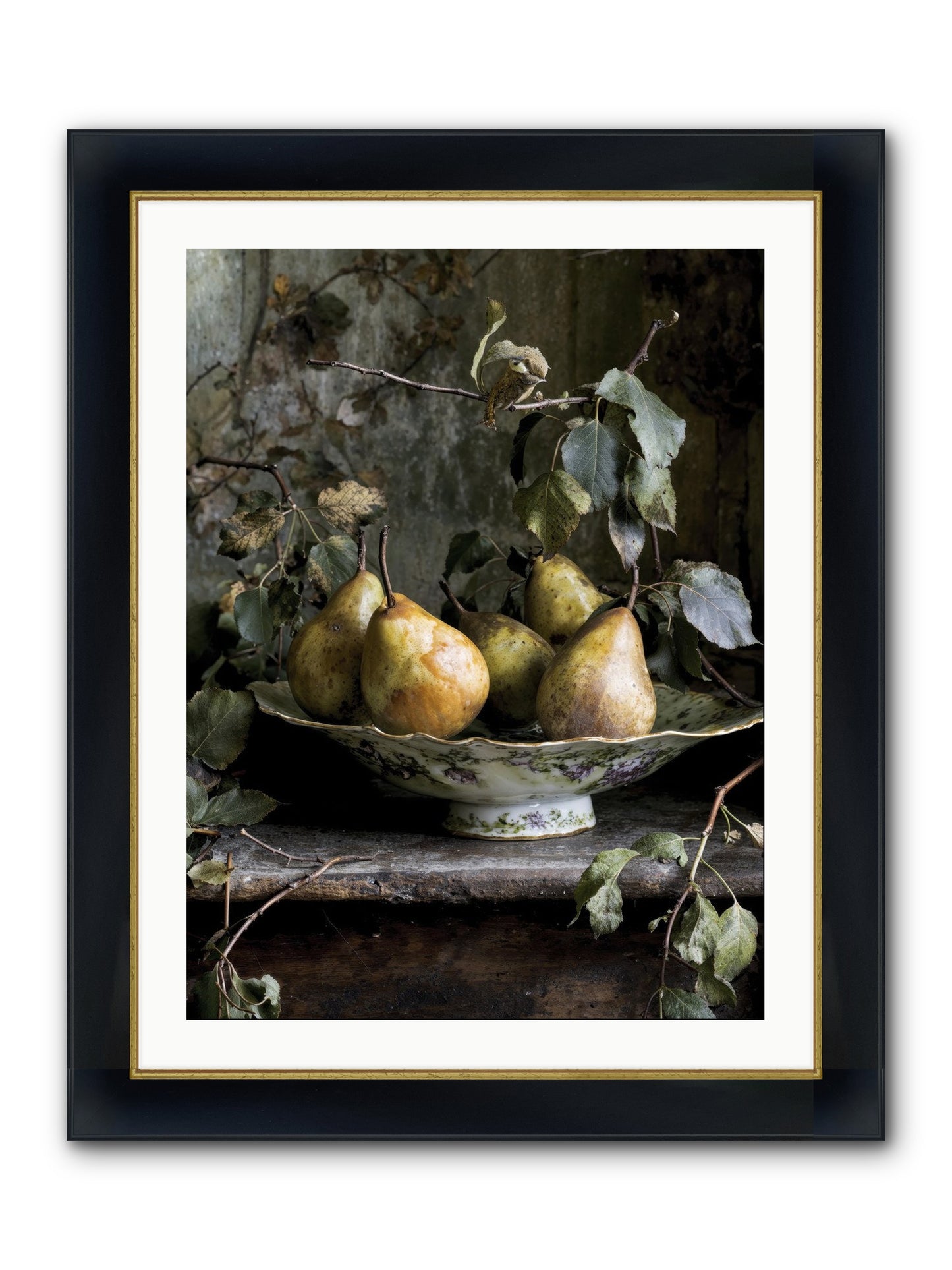Sunshine's Autobiography Framed Print - Wide Black w/Gold 24x32