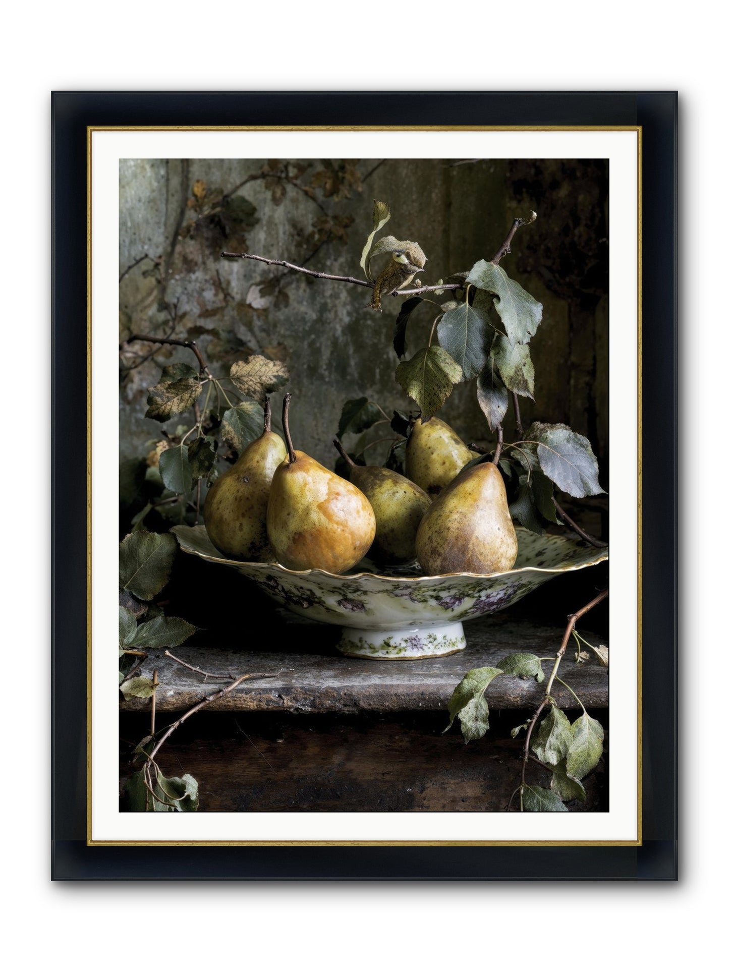 Sunshine's Autobiography Framed Print - Wide Black w/Gold 36x48