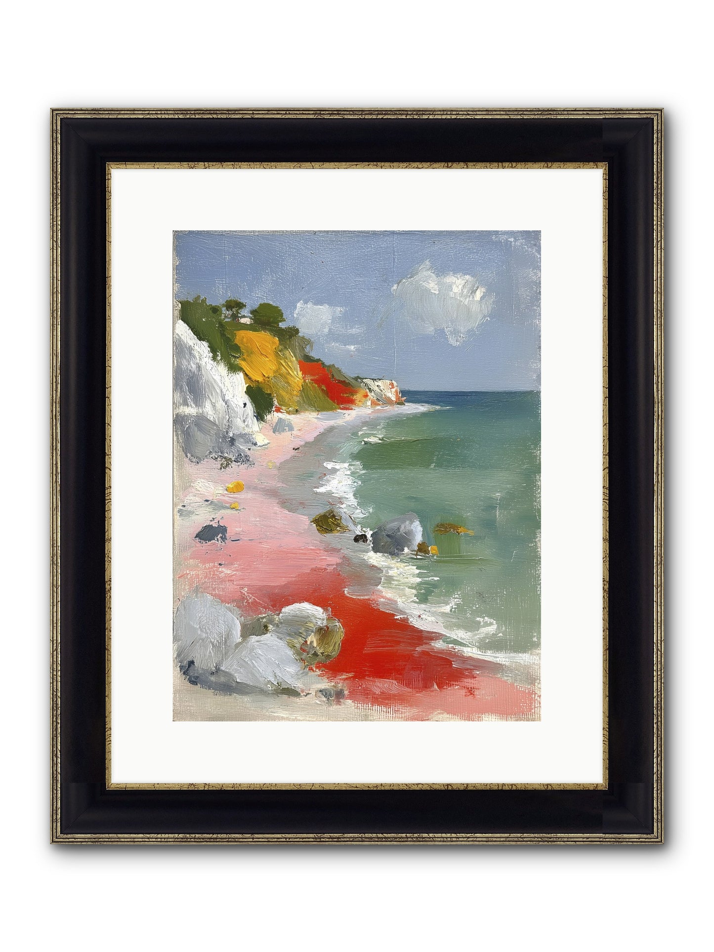 Sunshine Wings Framed Print - Black & Gold 12x16