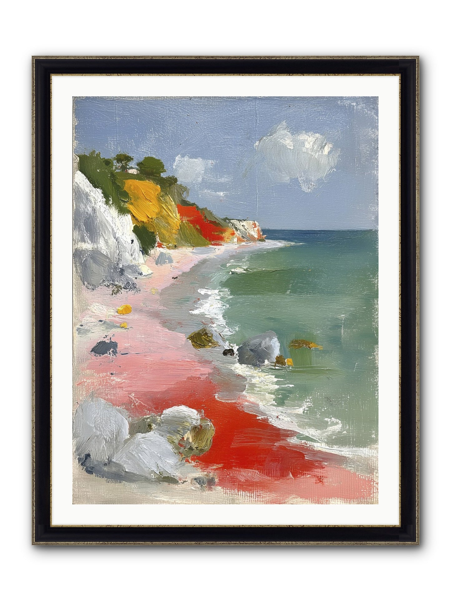 Sunshine Wings Framed Print - Black & Gold 30x40