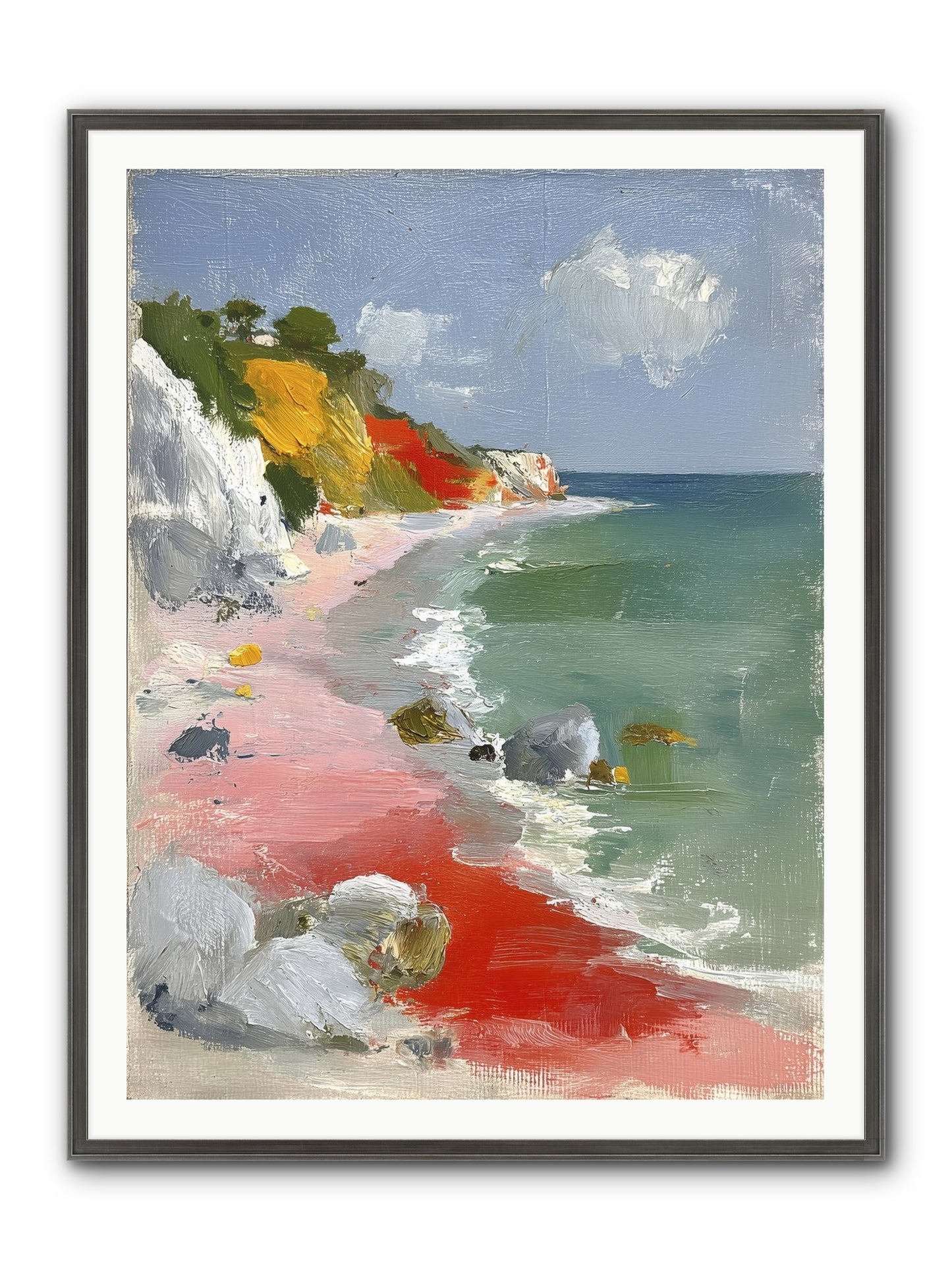 Sunshine Wings Framed Print - Slimwoods Black/Silver 36x48