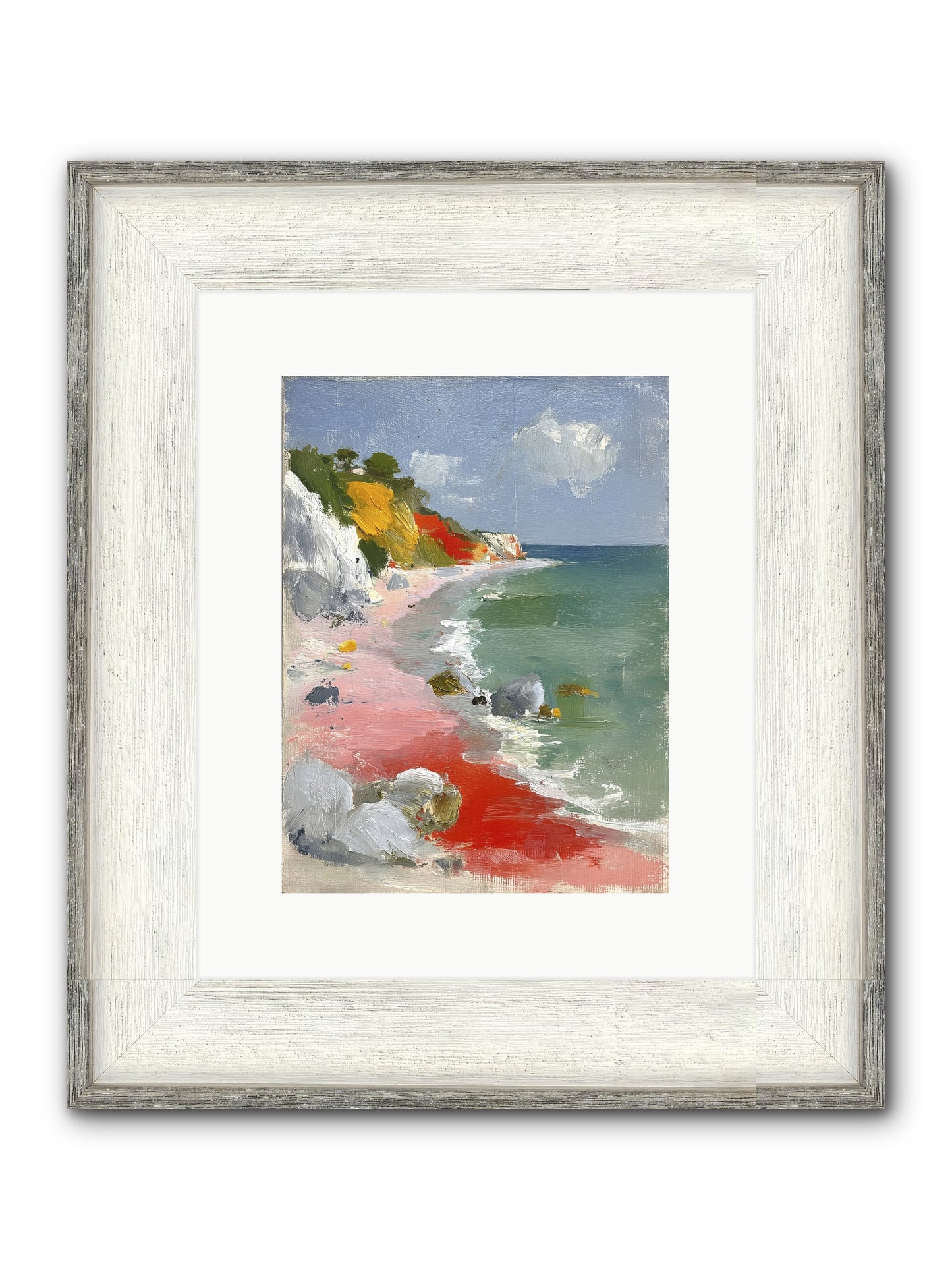 Sunshine Wings Framed Print - Driftwood White 9x12