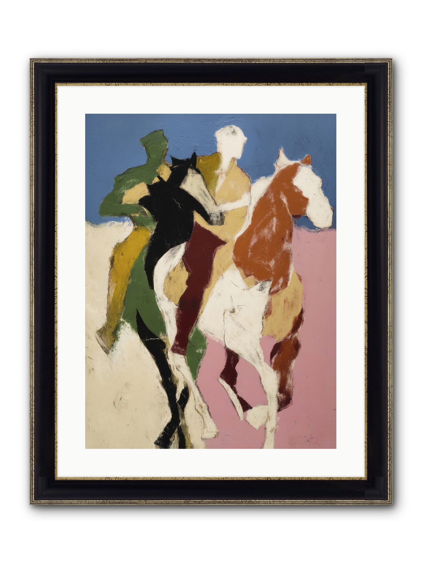 Surrendered To Speed Framed Print - Black & Gold 18x24