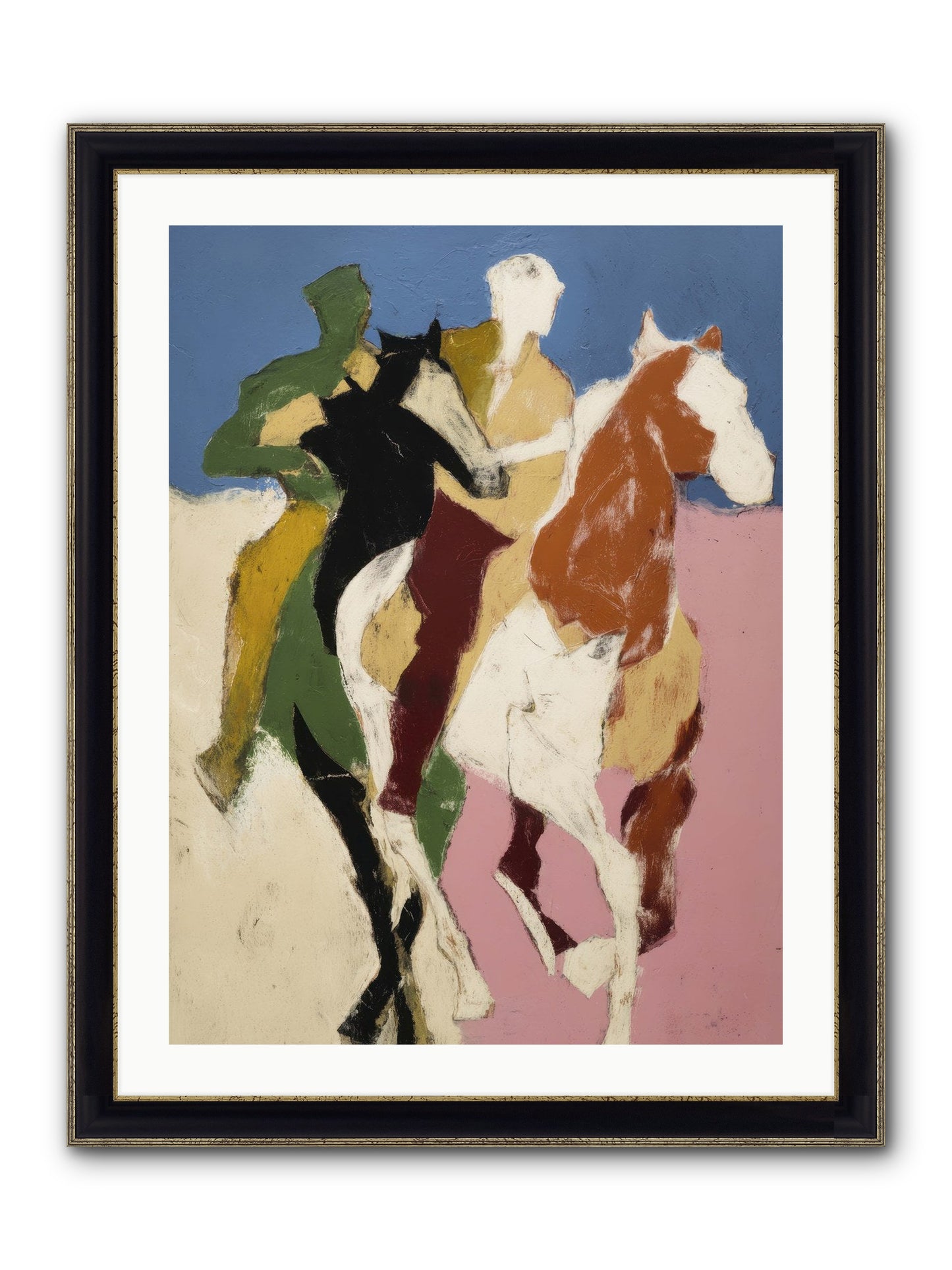 Surrendered To Speed Framed Print - Black & Gold 24x32