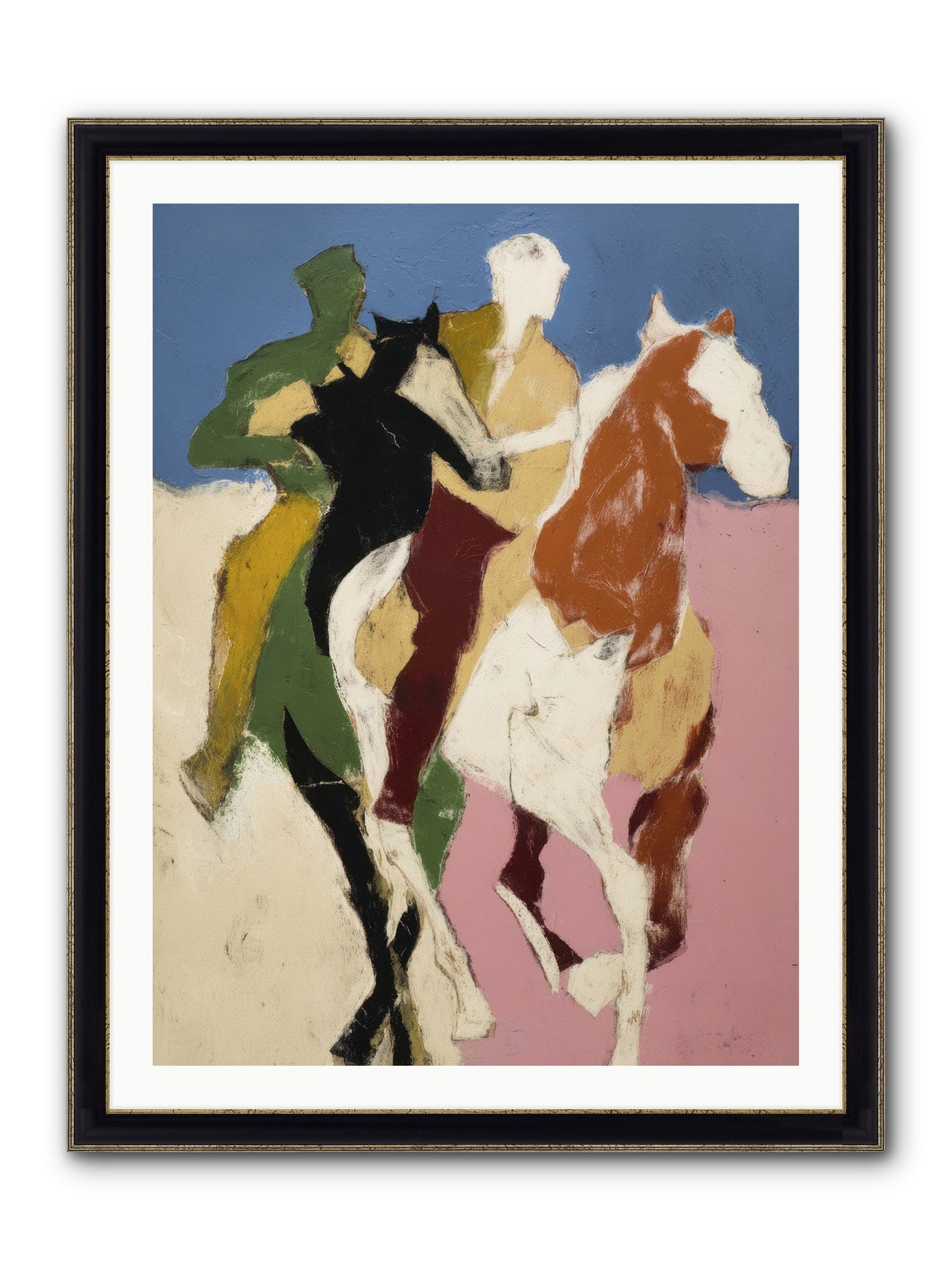 Surrendered To Speed Framed Print - Black & Gold 30x40