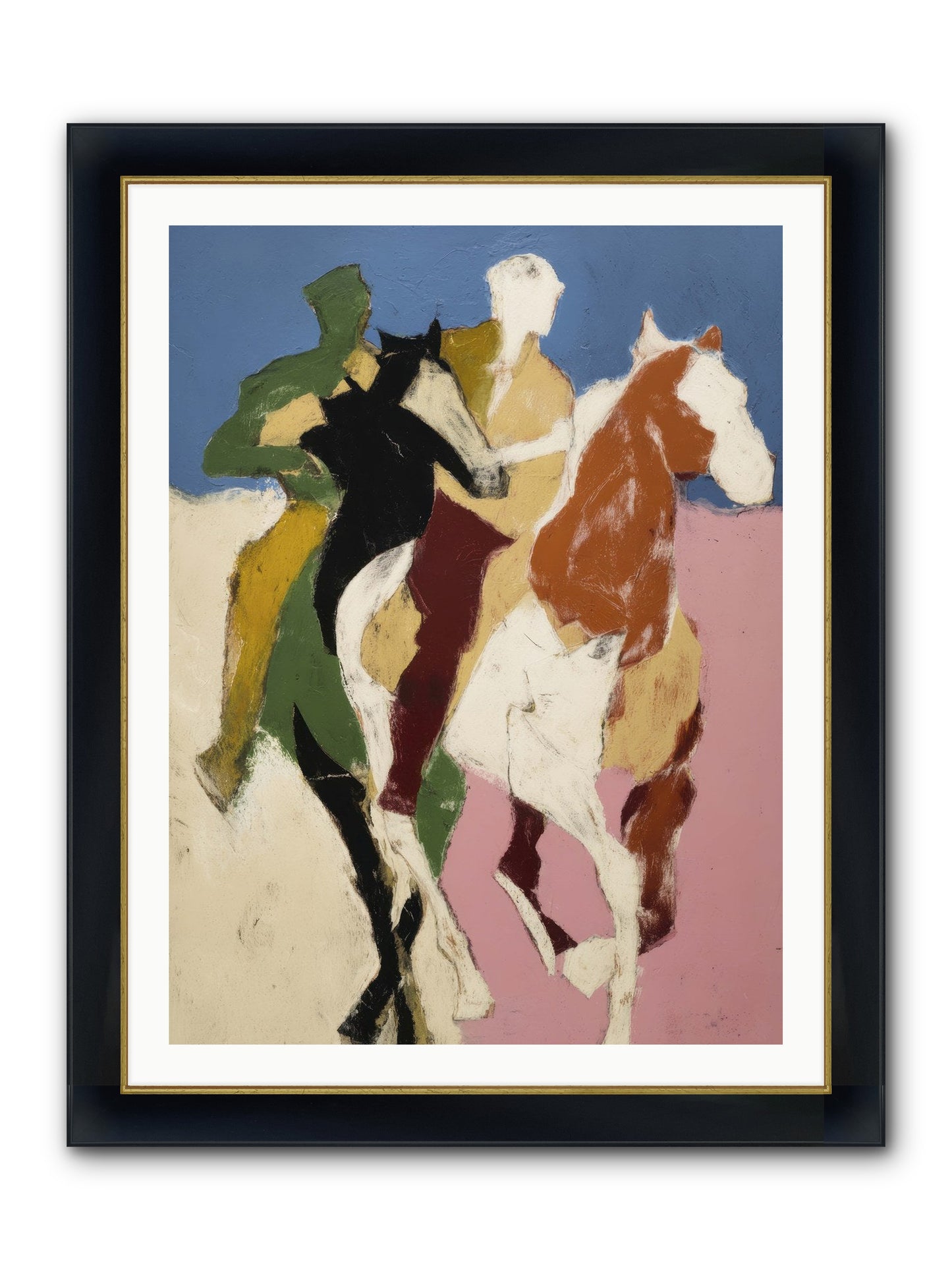 Surrendered To Speed Framed Print - Wide Black w/Gold 30x40