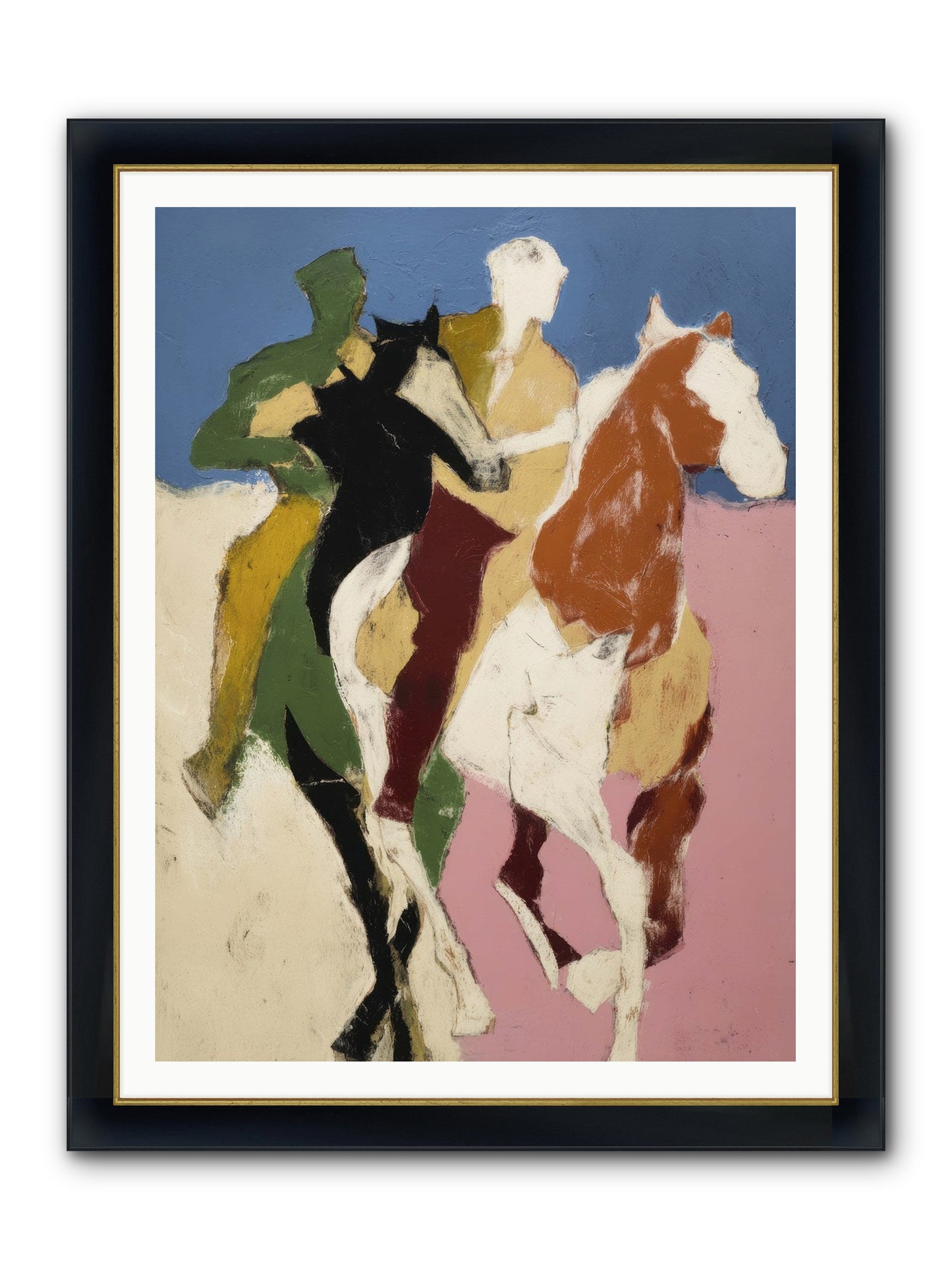 Surrendered To Speed Framed Print - Wide Black w/Gold 36x48