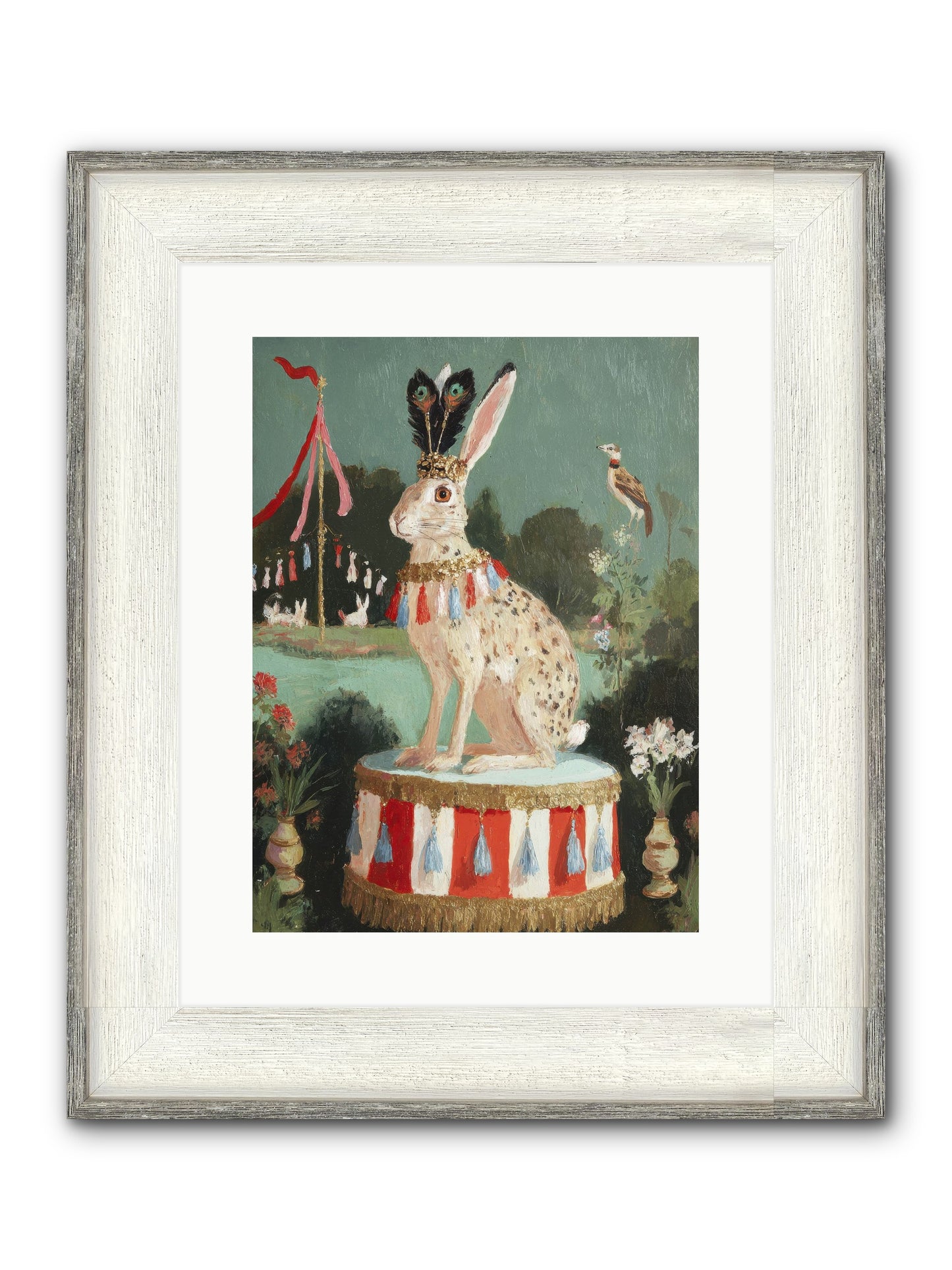 Suspended In Starlight No.1 Framed Print - Driftwood White 12x16