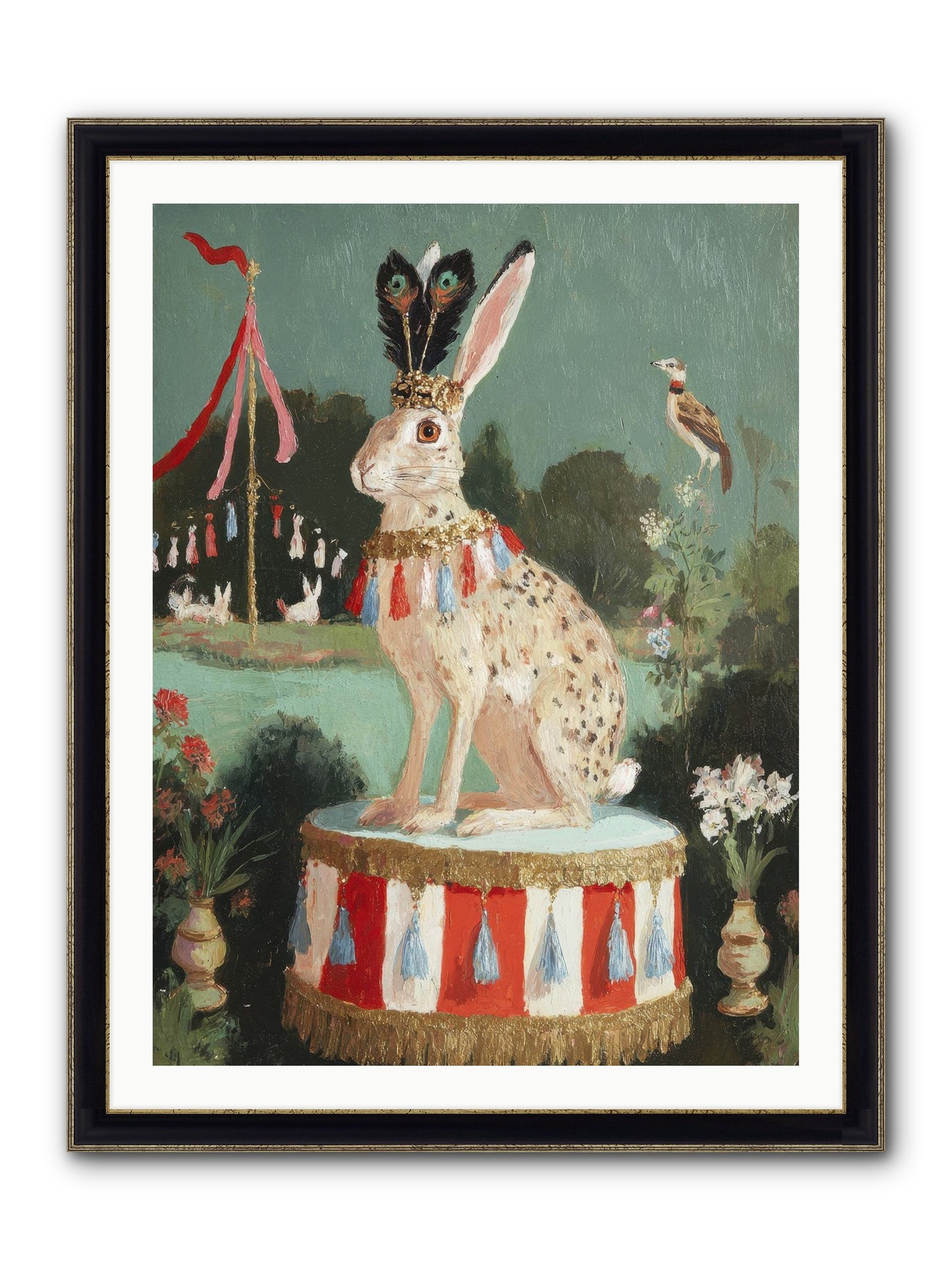 Suspended In Starlight No.1 Framed Print - Black & Gold 30x40