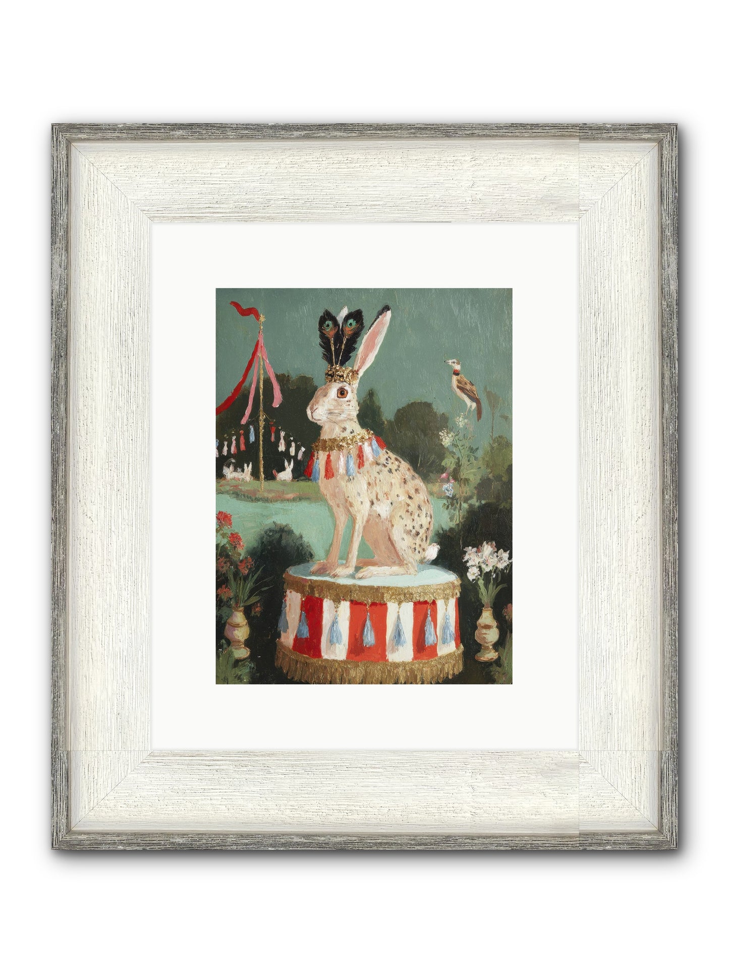 Suspended In Starlight No.1 Framed Print - Driftwood White 9x12