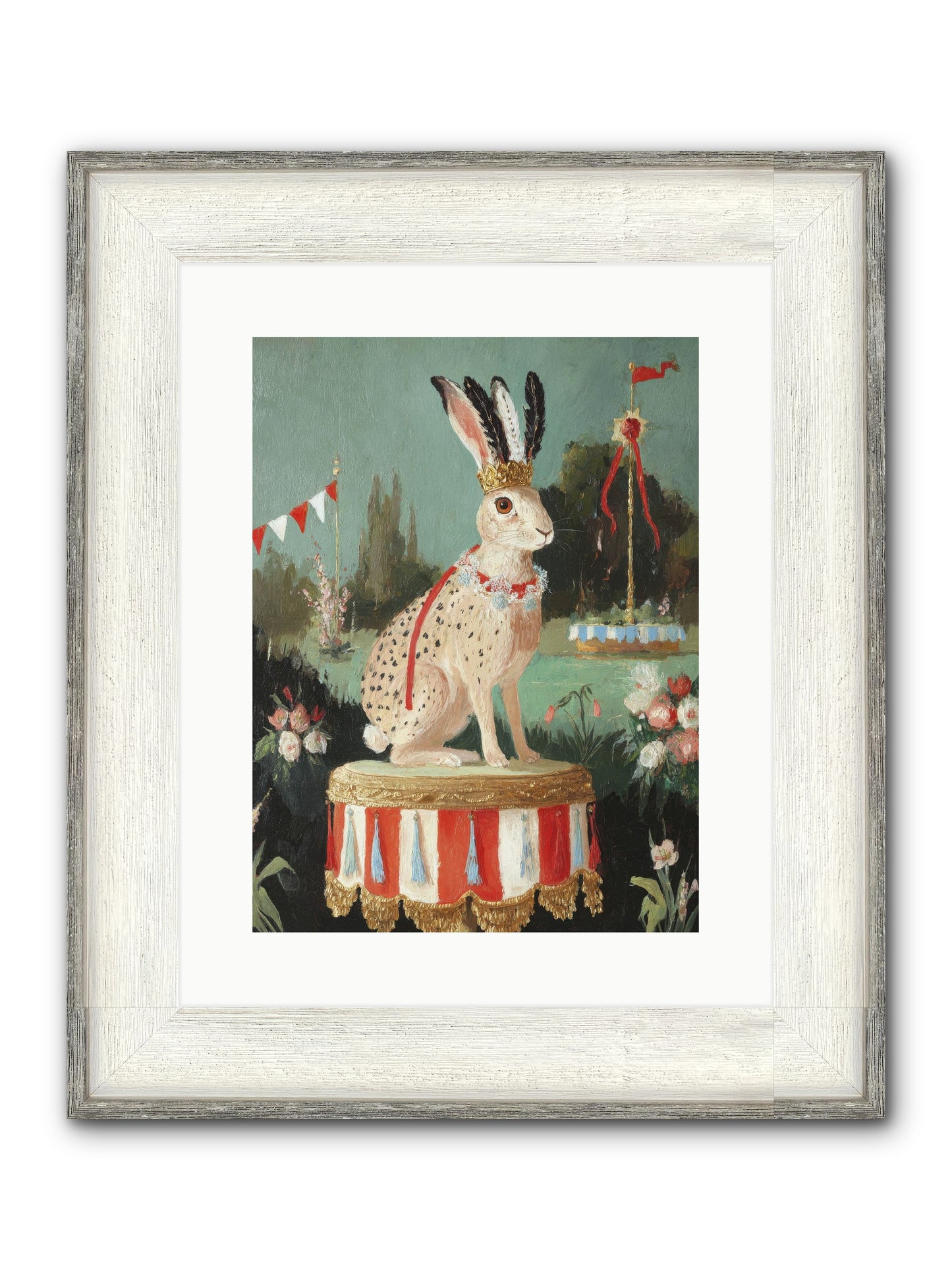 Suspended In Starlight No.2 Framed Print - Driftwood White 12x16