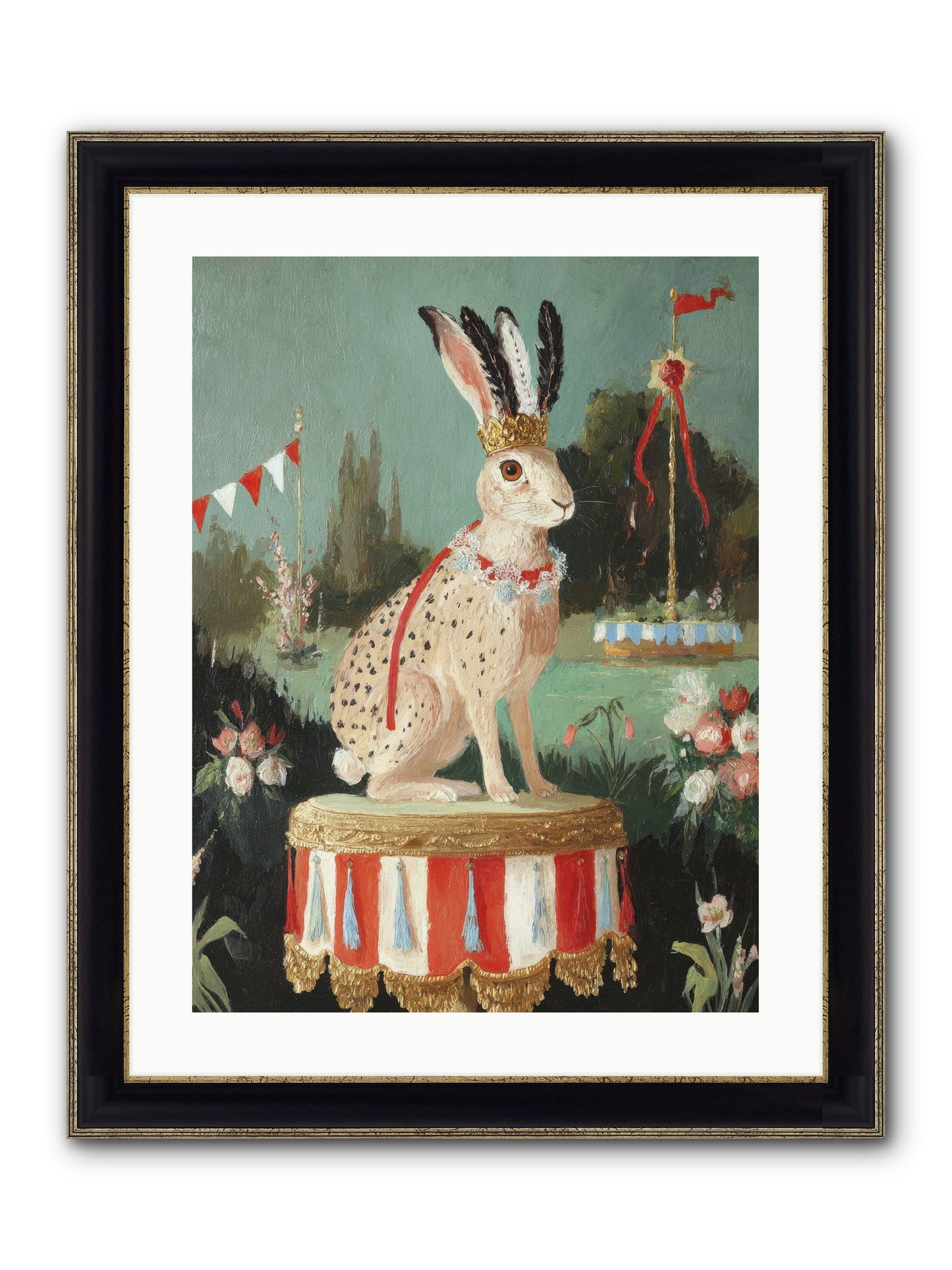 Suspended In Starlight No.2 Framed Print - Black & Gold 18x24