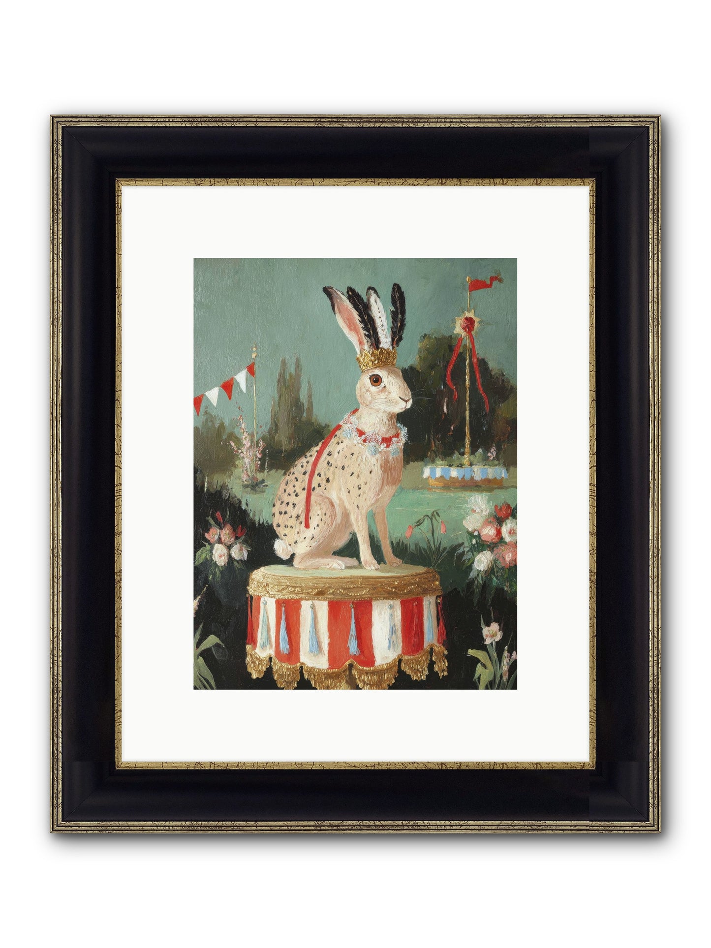 Suspended In Starlight No.2 Framed Print - Black & Gold 9x12