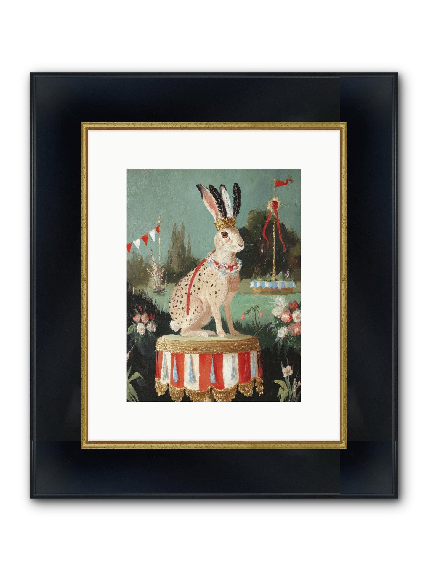 Suspended In Starlight No.2 Framed Print - Wide Black w/Gold 9x12