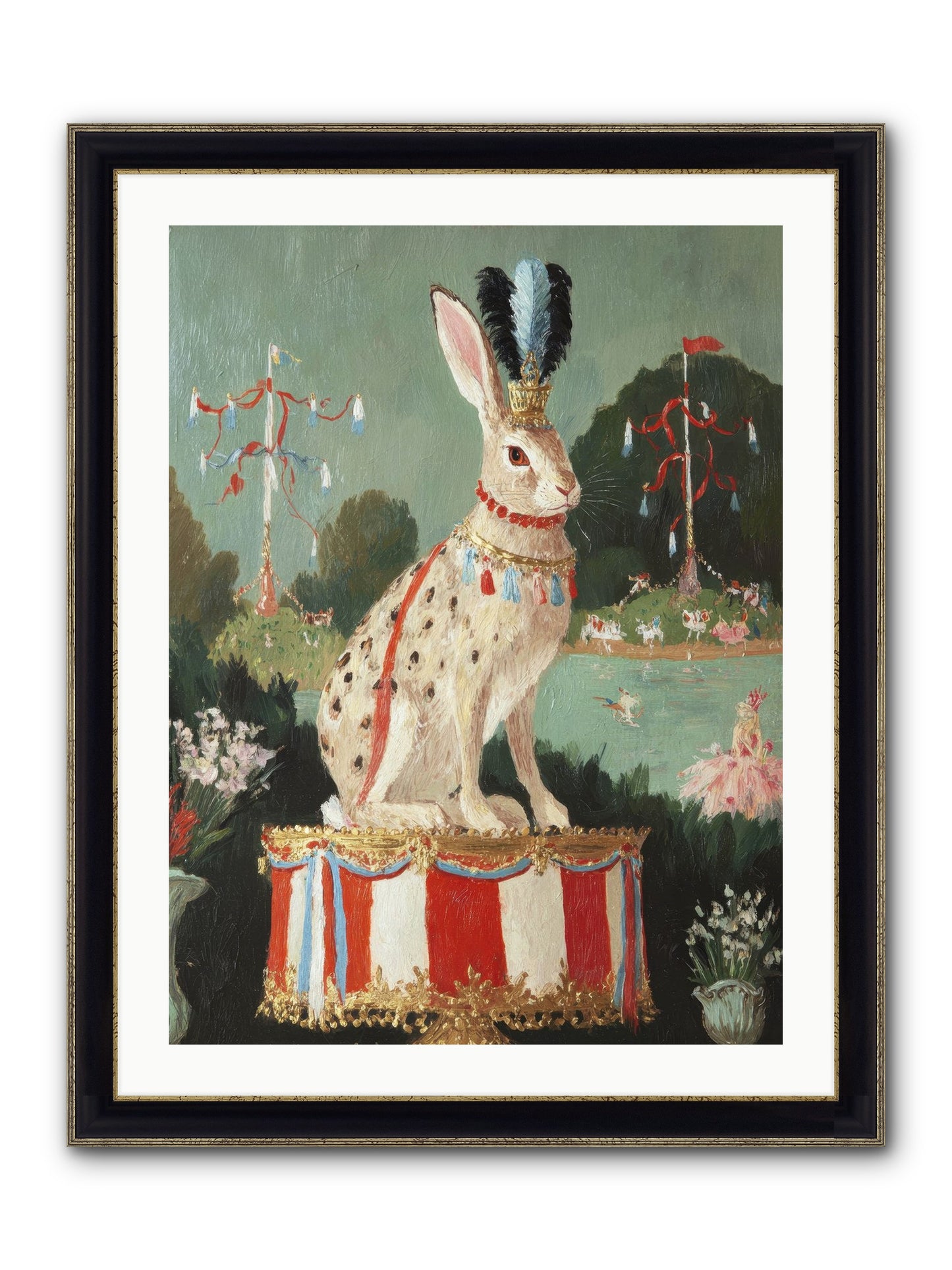 Suspended In Starlight No.3 Framed Print - Black & Gold 24x32