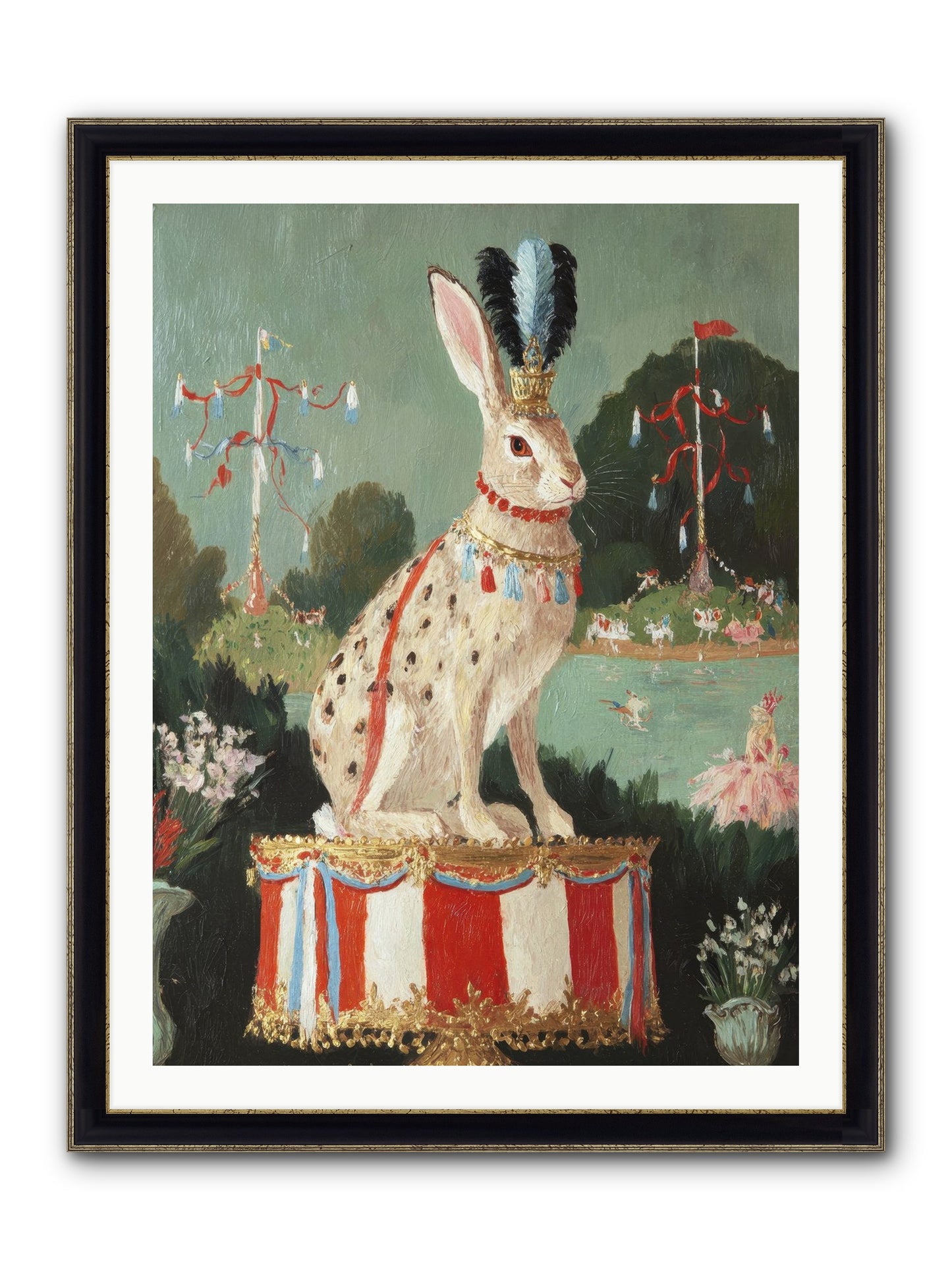 Suspended In Starlight No.3 Framed Print - Black & Gold 30x40