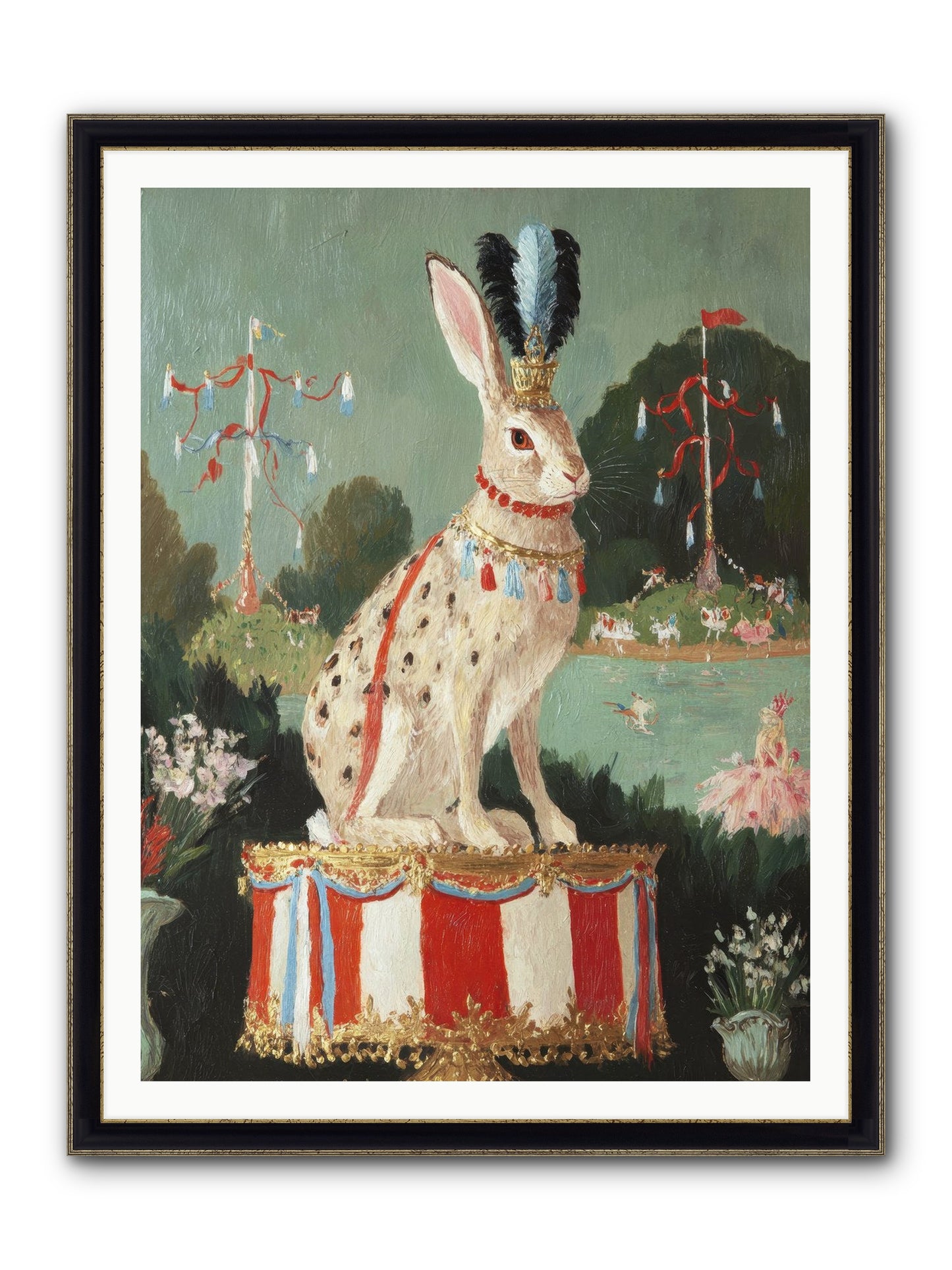 Suspended In Starlight No.3 Framed Print - Black & Gold 36x48