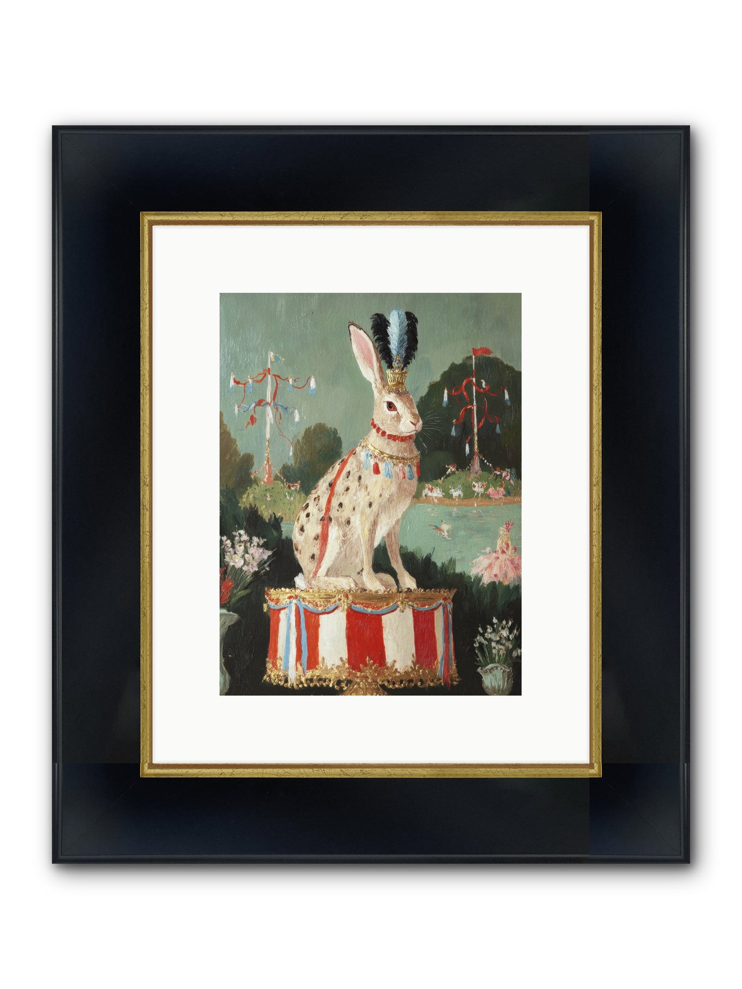Suspended In Starlight No.3 Framed Print - Wide Black w/Gold 9x12