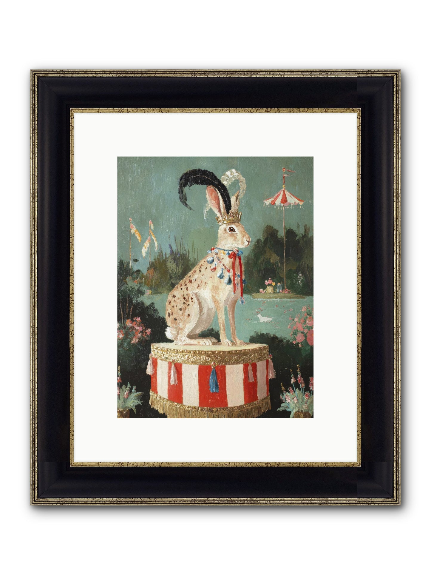 Suspended In Starlight No.4 Framed Print - Black & Gold 9x12
