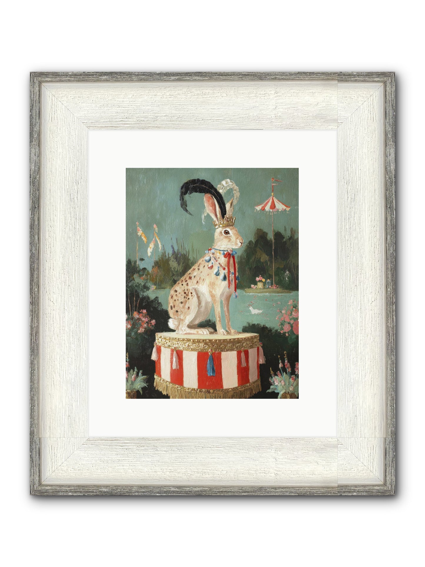 Suspended In Starlight No.4 Framed Print - Driftwood White 9x12
