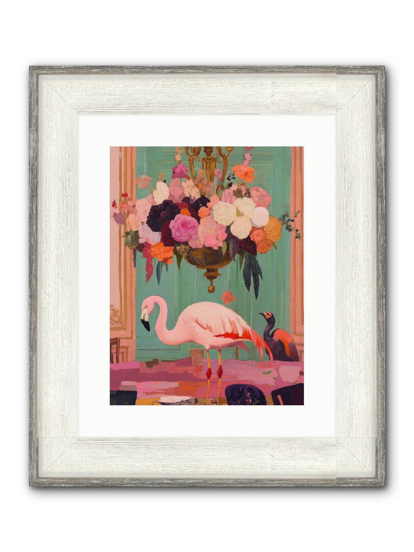 Suspended Wonder Framed Print - Driftwood White 12x16