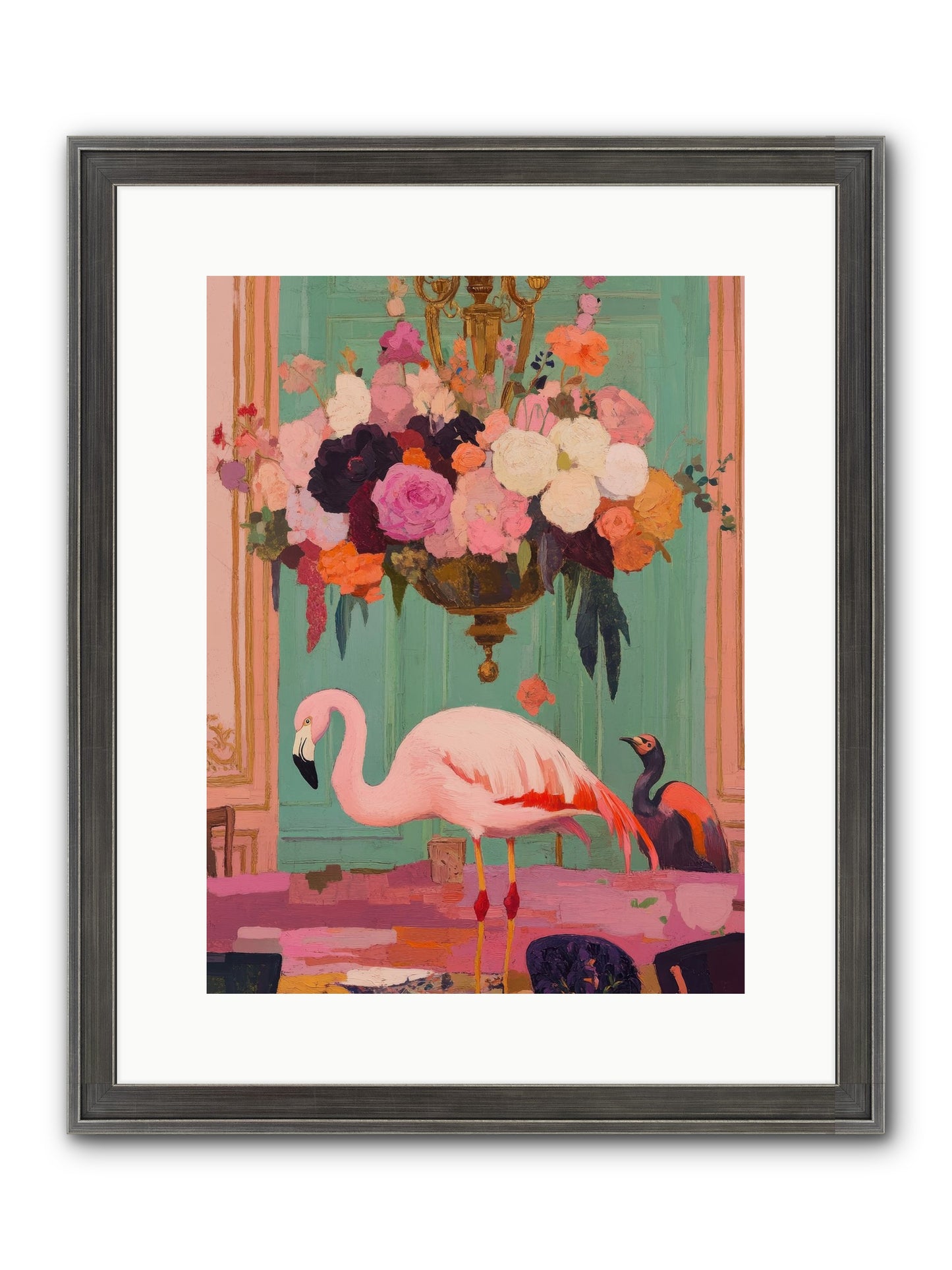 Suspended Wonder Framed Print - Slimwoods Black/Silver 12x16