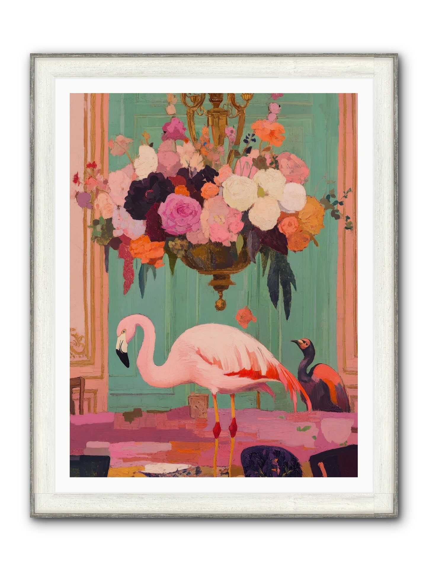 Suspended Wonder Framed Print - Driftwood White 36x48