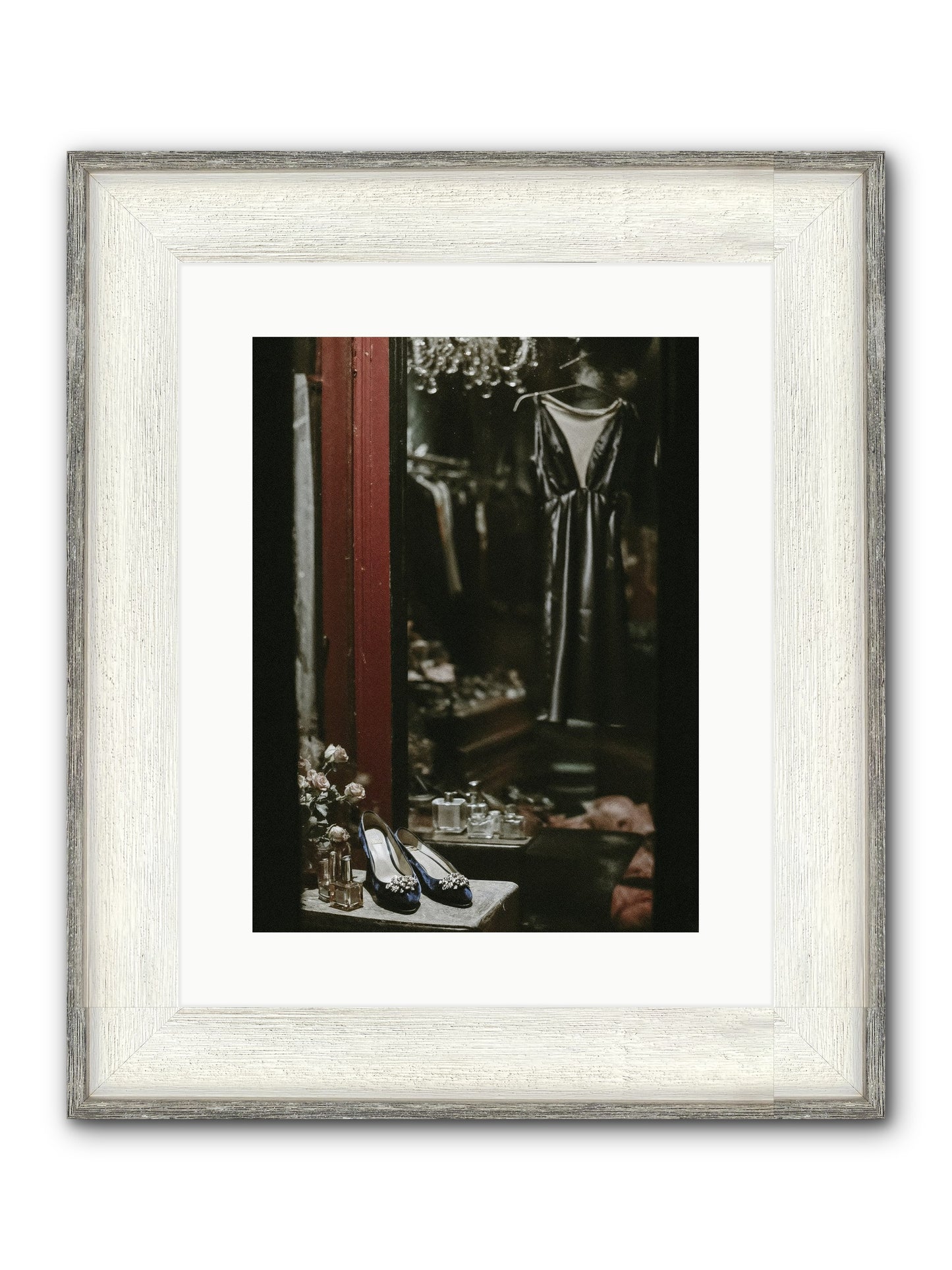 Swans for Company Framed Print - Driftwood White 12x16