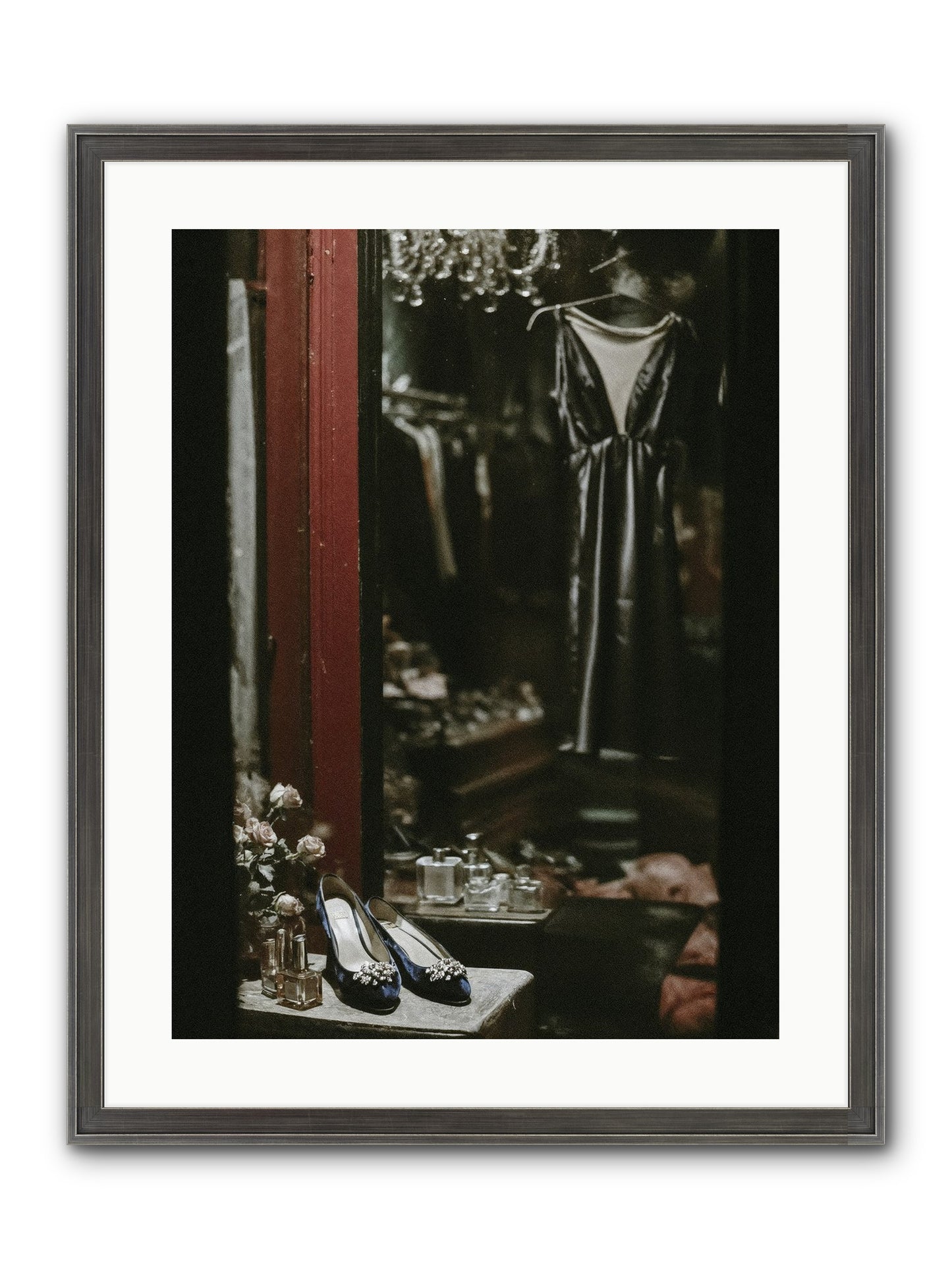 Swans for Company Framed Print - Slimwoods Black/Silver 18x24