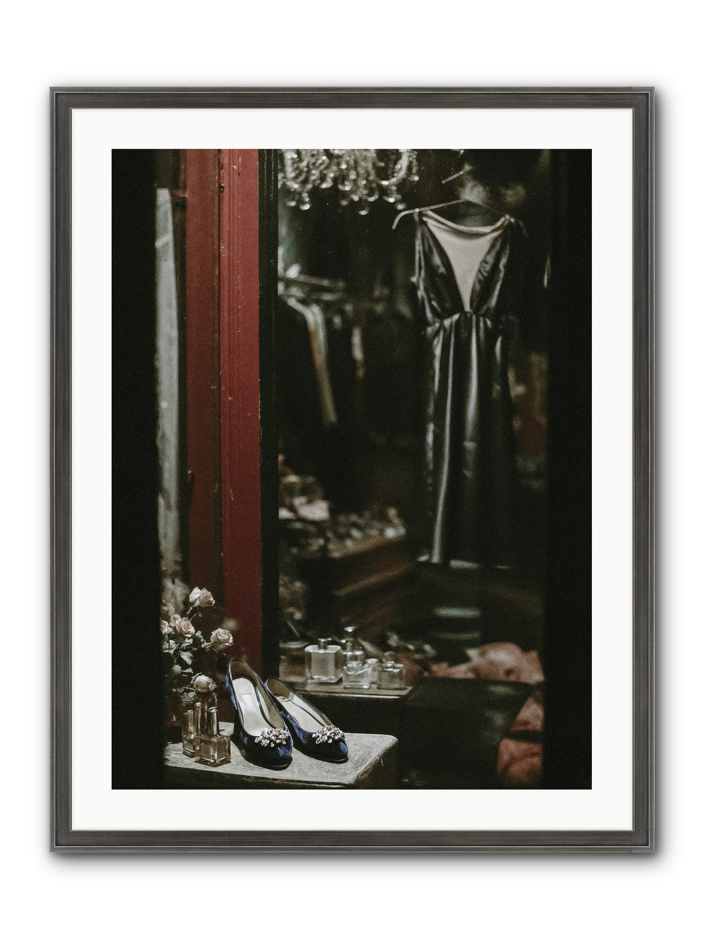 Swans for Company Framed Print - Slimwoods Black/Silver 24x32