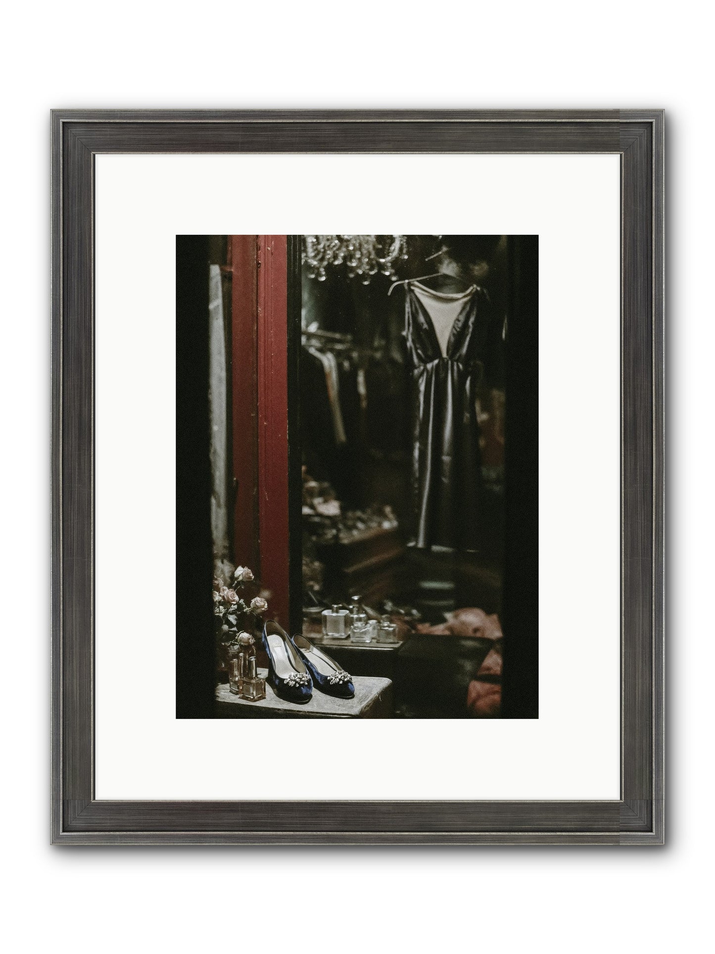 Swans for Company Framed Print - Slimwoods Black/Silver 9x12