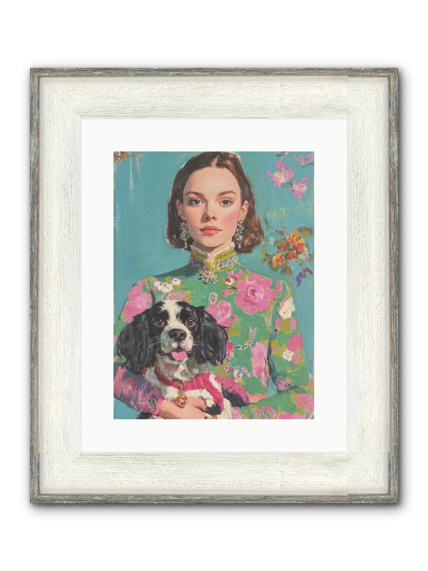 Sweet Darling Mine Framed Print - Driftwood White 12x16