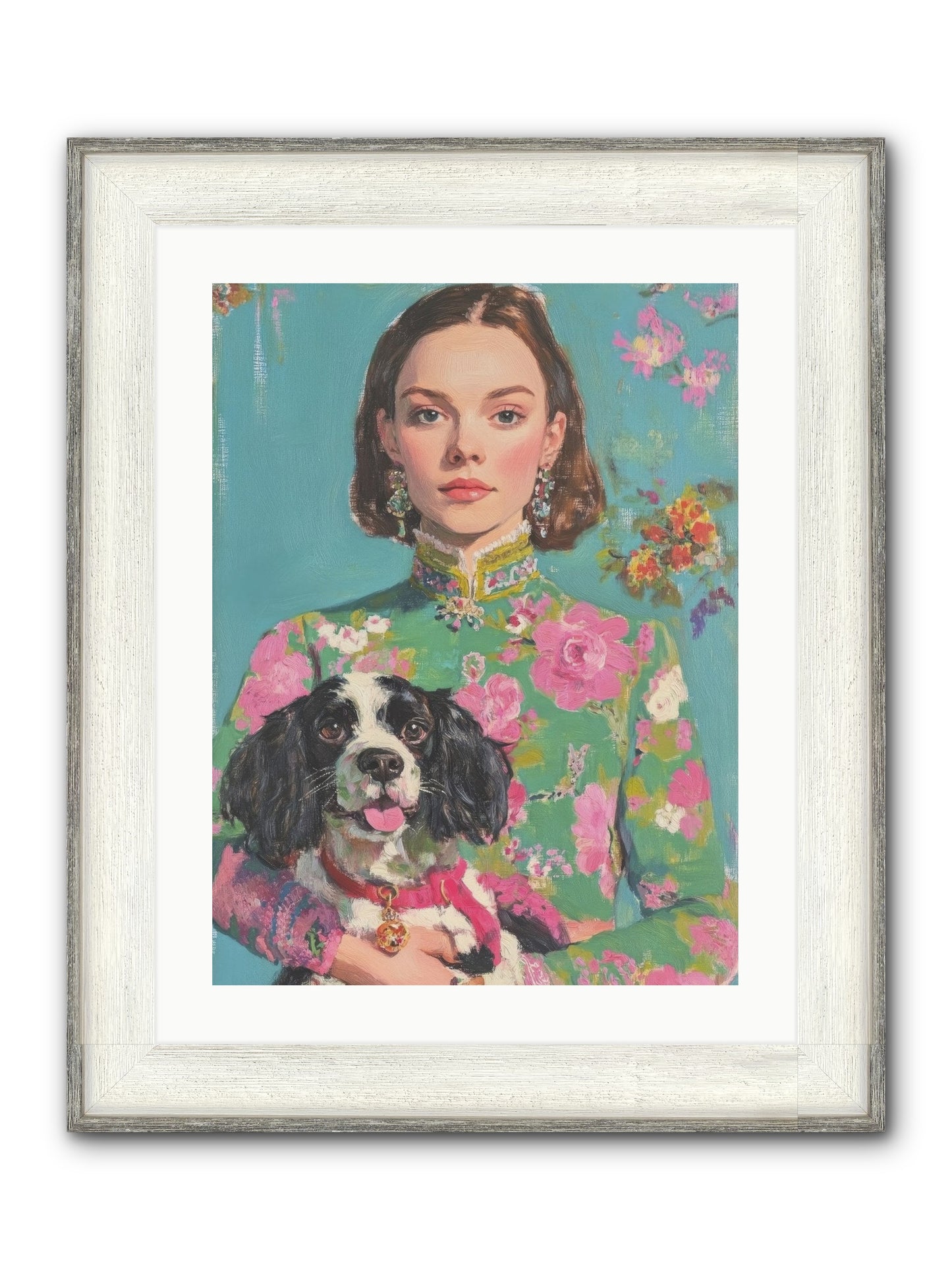 Sweet Darling Mine Framed Print - Driftwood White 18x24
