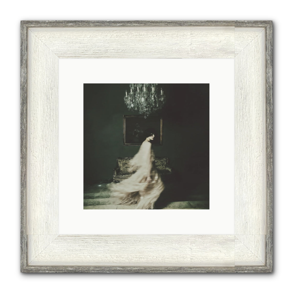 Sweet Defiance Framed Print - Driftwood White 10x10