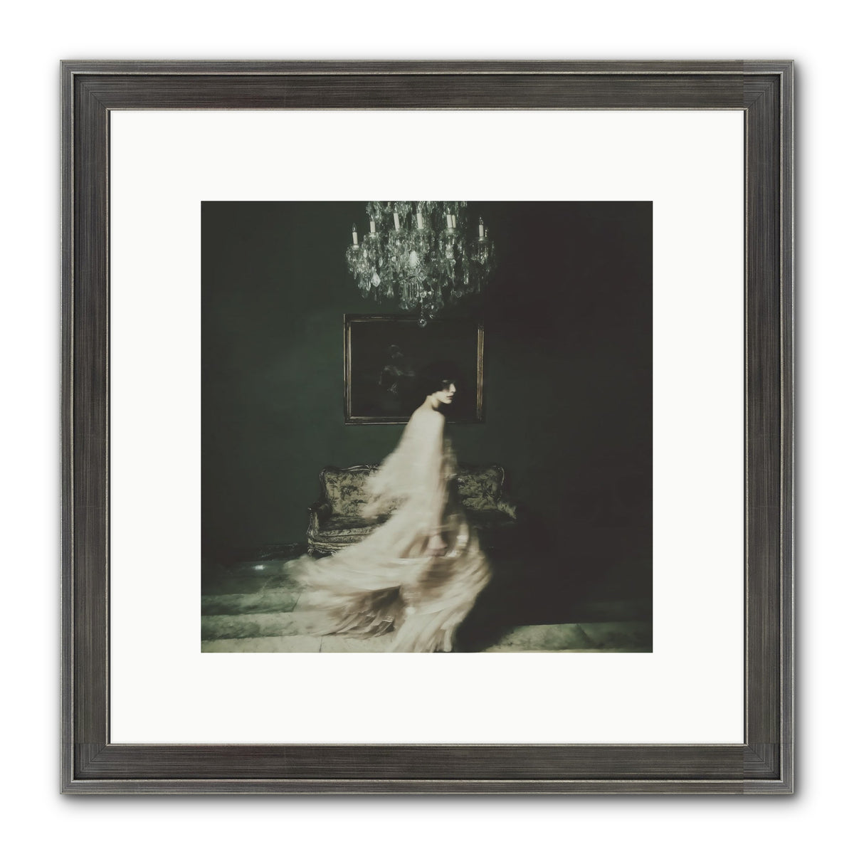 Sweet Defiance Framed Print - Slimwoods Black/Silver 10x10