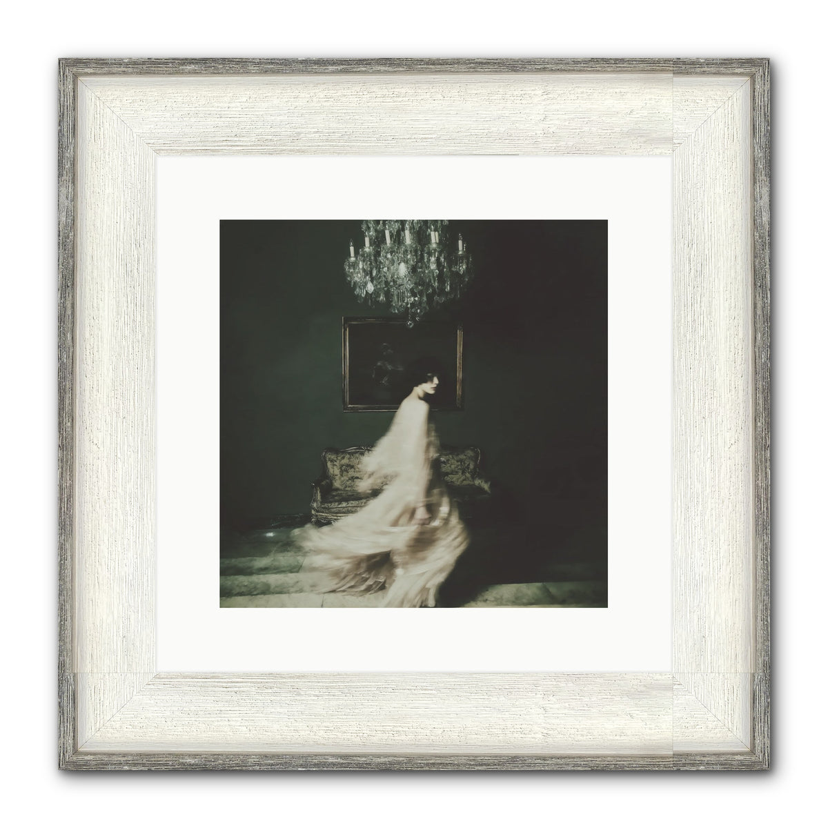 Sweet Defiance Framed Print - Driftwood White 12x12