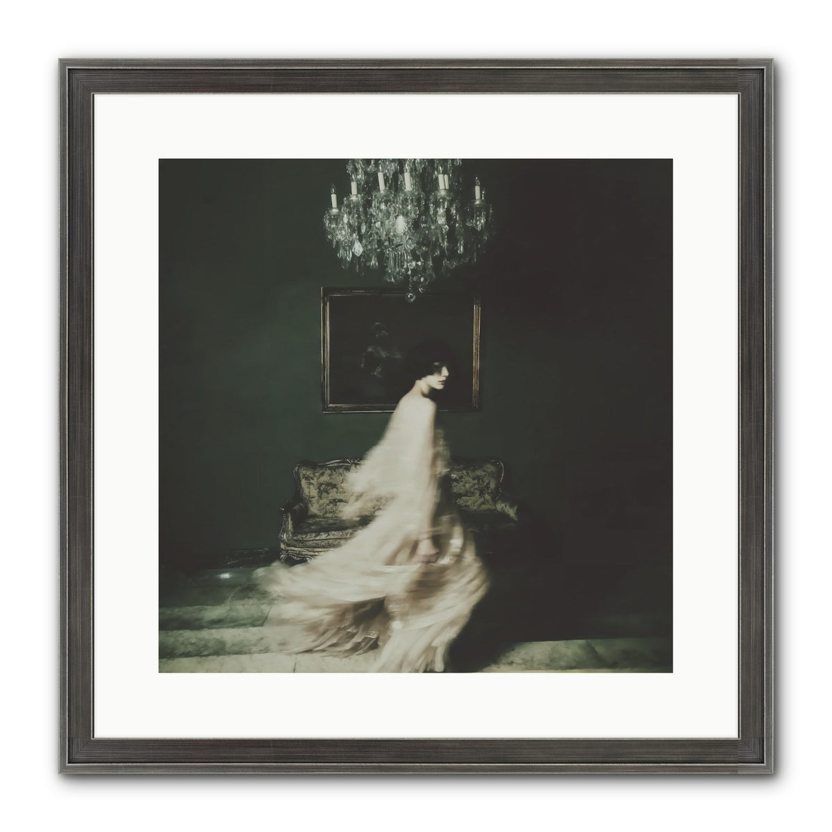 Sweet Defiance Framed Print - Slimwoods Black/Silver 16x16
