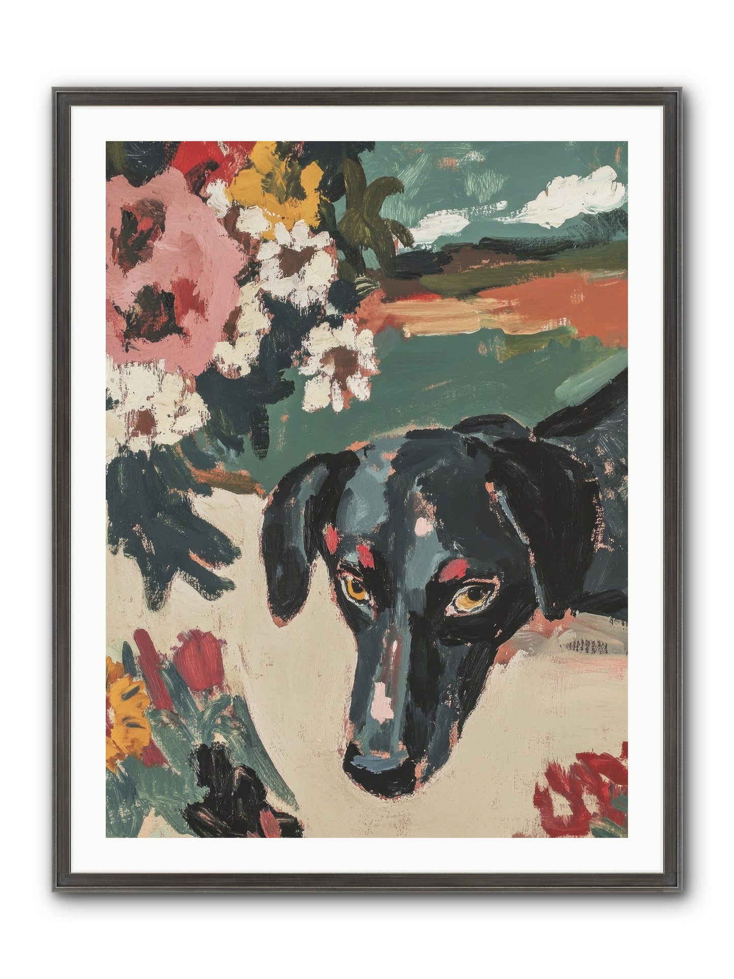Sweet Dreams Framed Print - Slimwoods Black/Silver 30x40