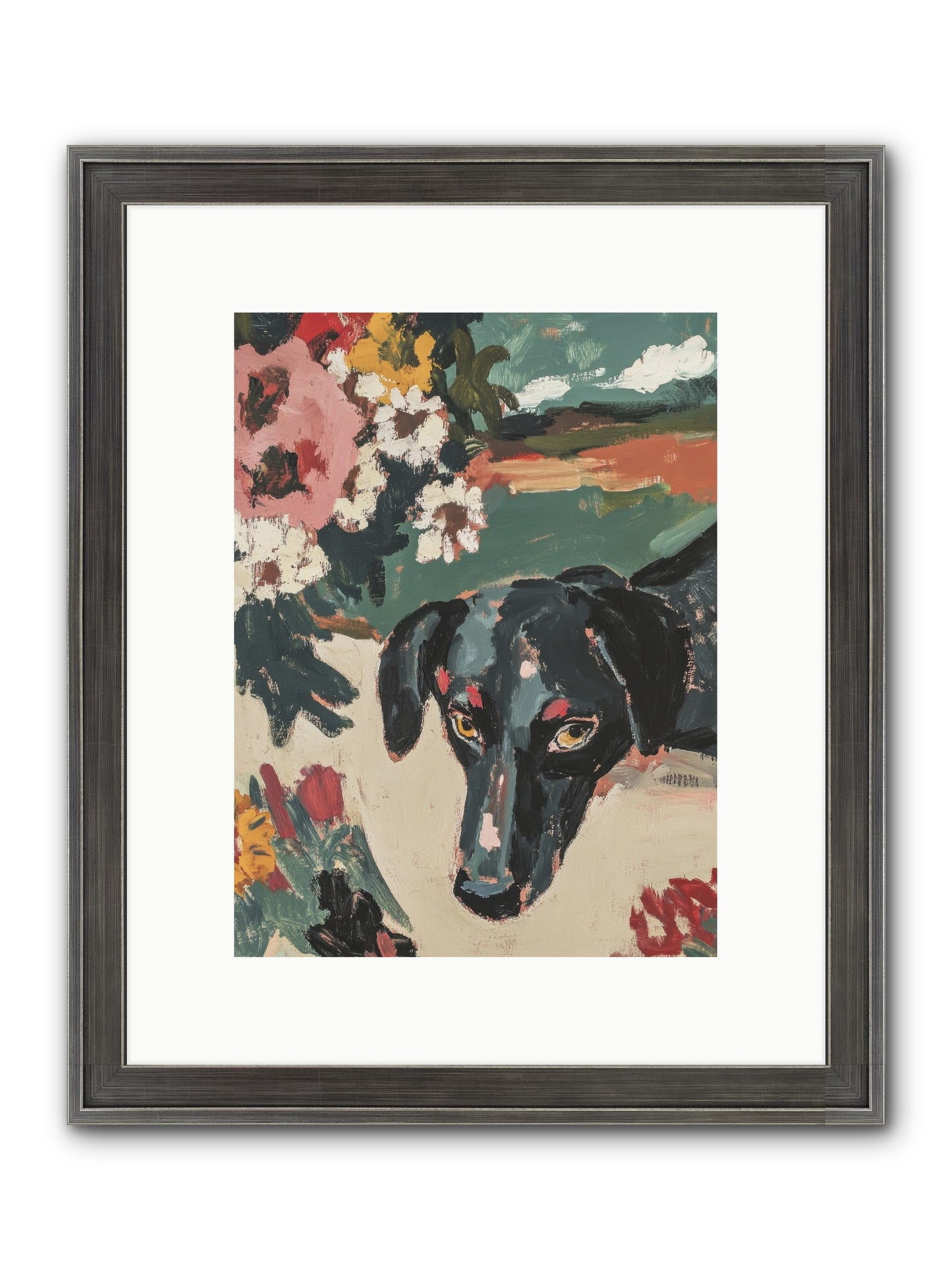 Sweet Dreams Framed Print - Slimwoods Black/Silver 9x12