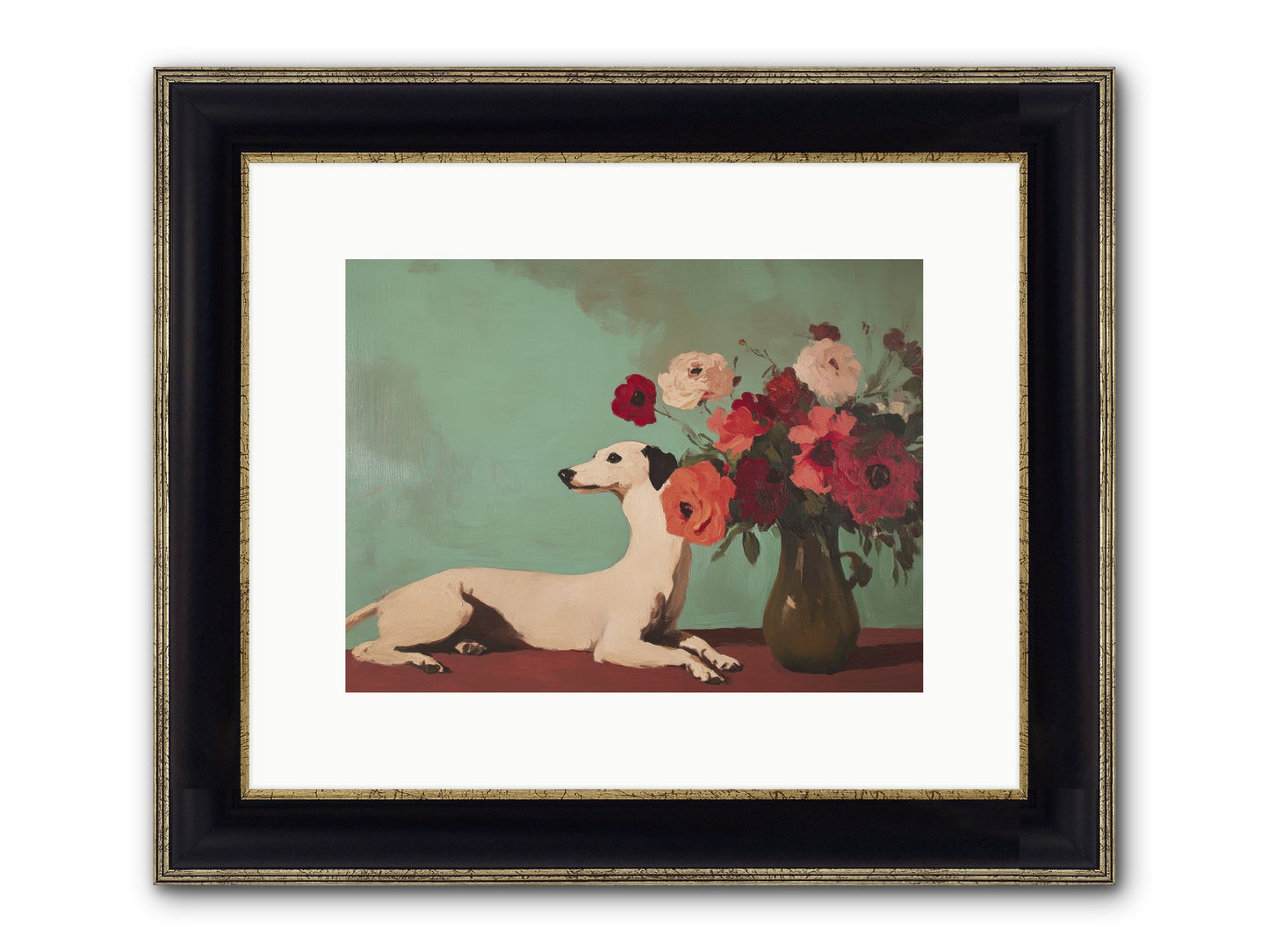 Sweet Dreams Keeper Framed Print - Black & Gold 12x9