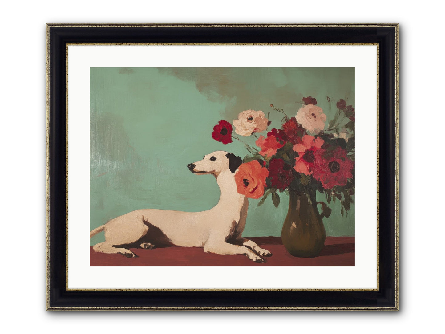 Sweet Dreams Keeper Framed Print - Black & Gold 24x18
